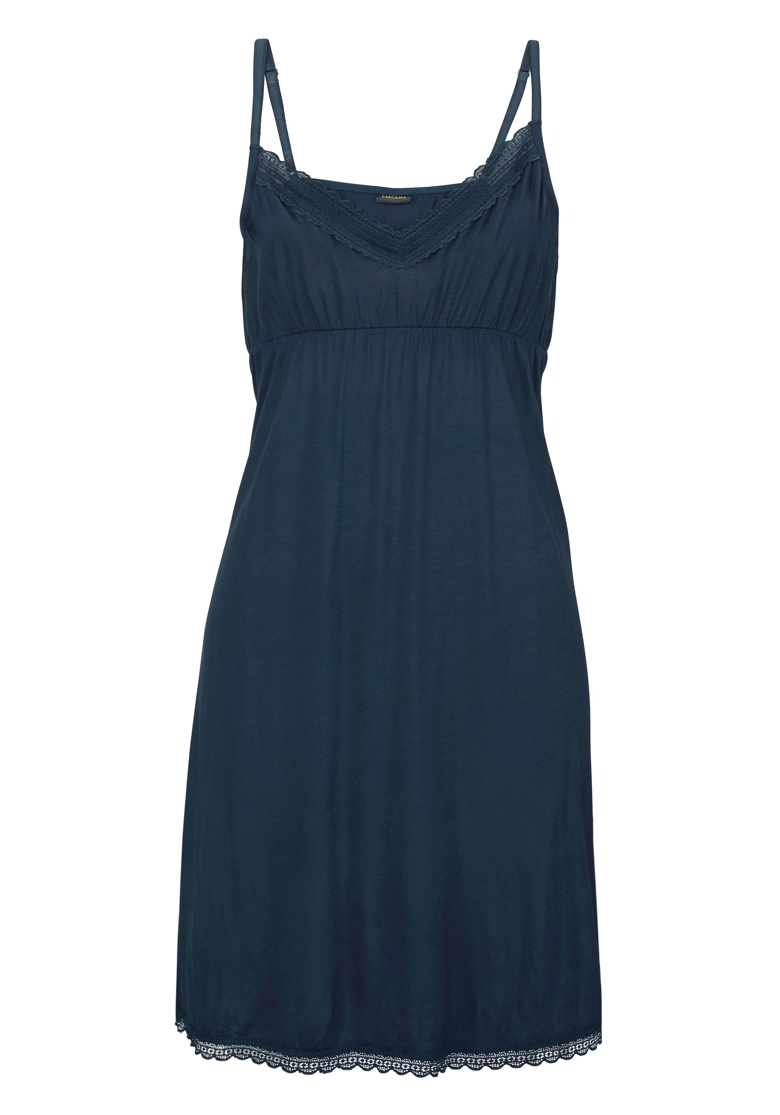 Lascana Nachthemd Negligee met verstelbare spaghettibandjes