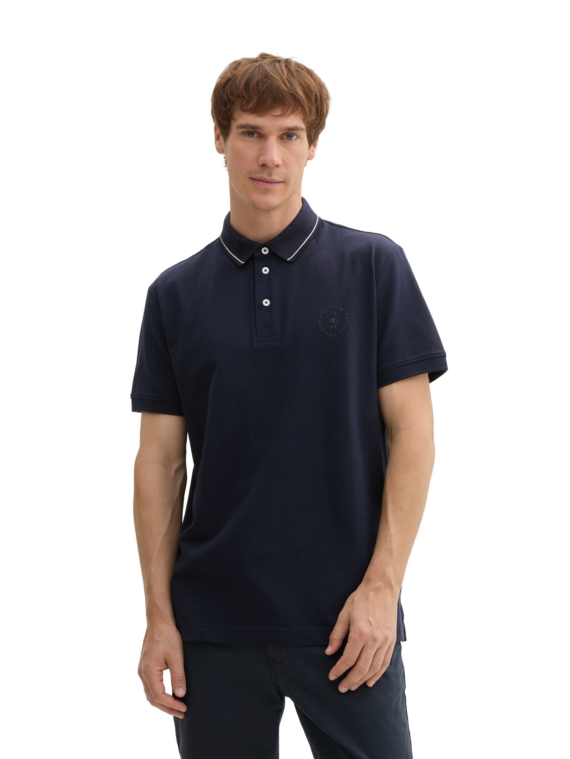 Tom Tailor Poloshirt met logoprint