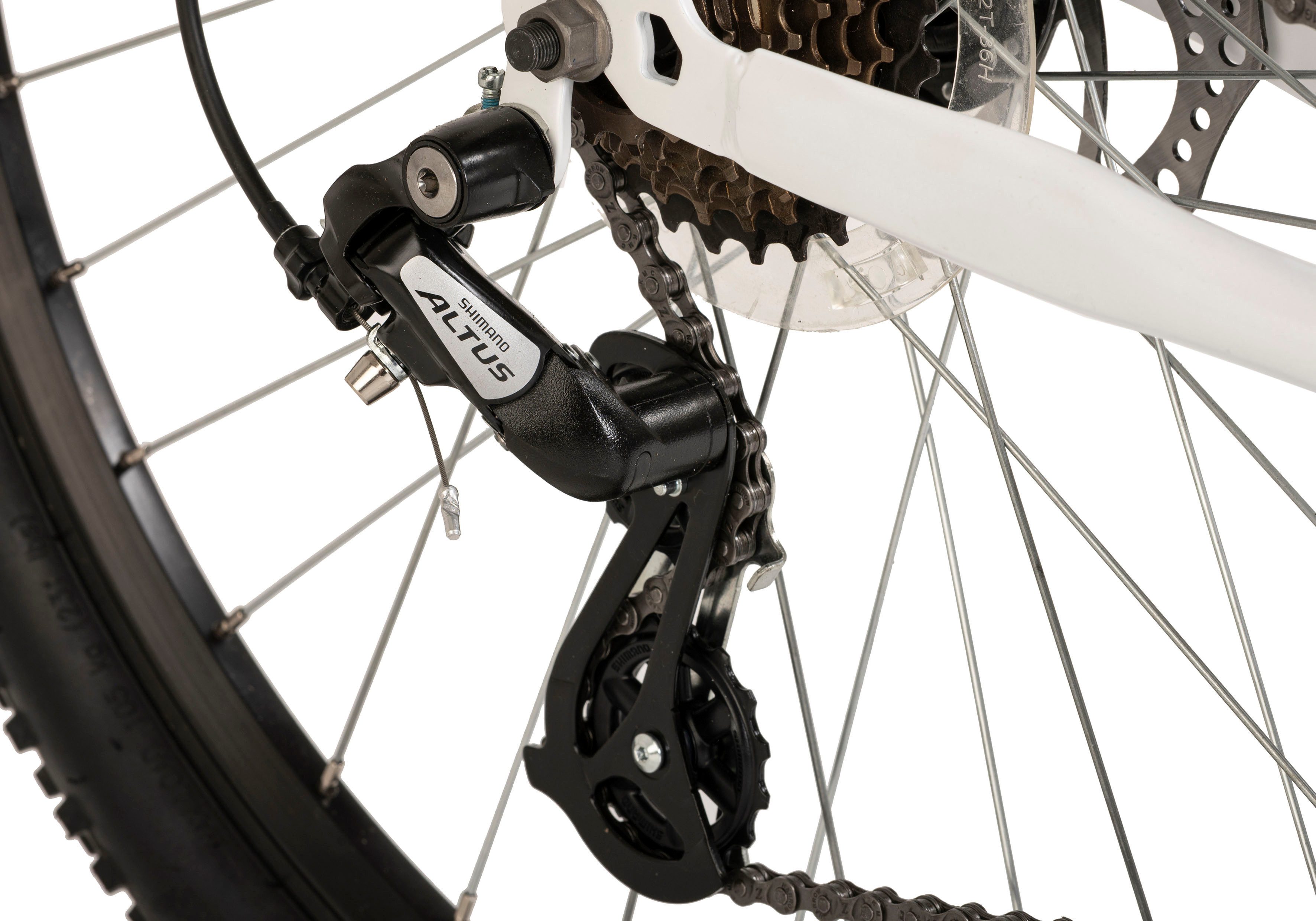 MUSTANG Mountainbike Hardtail 27,5“ Heist wit 24 versnellingen RH 51 cm