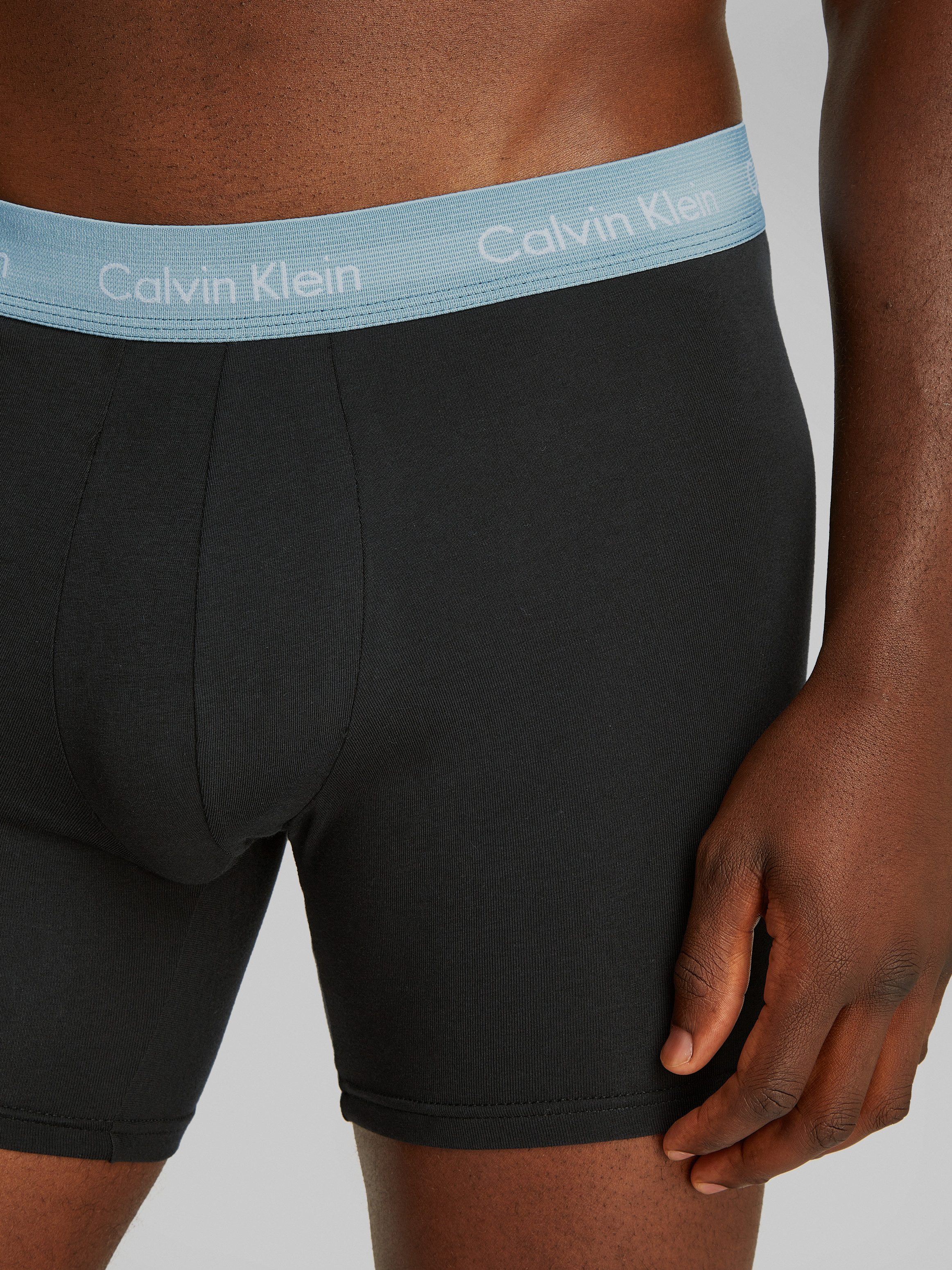 Calvin Klein Boxershort CK lange boxer met langere pijpen (set, 3 stuks)