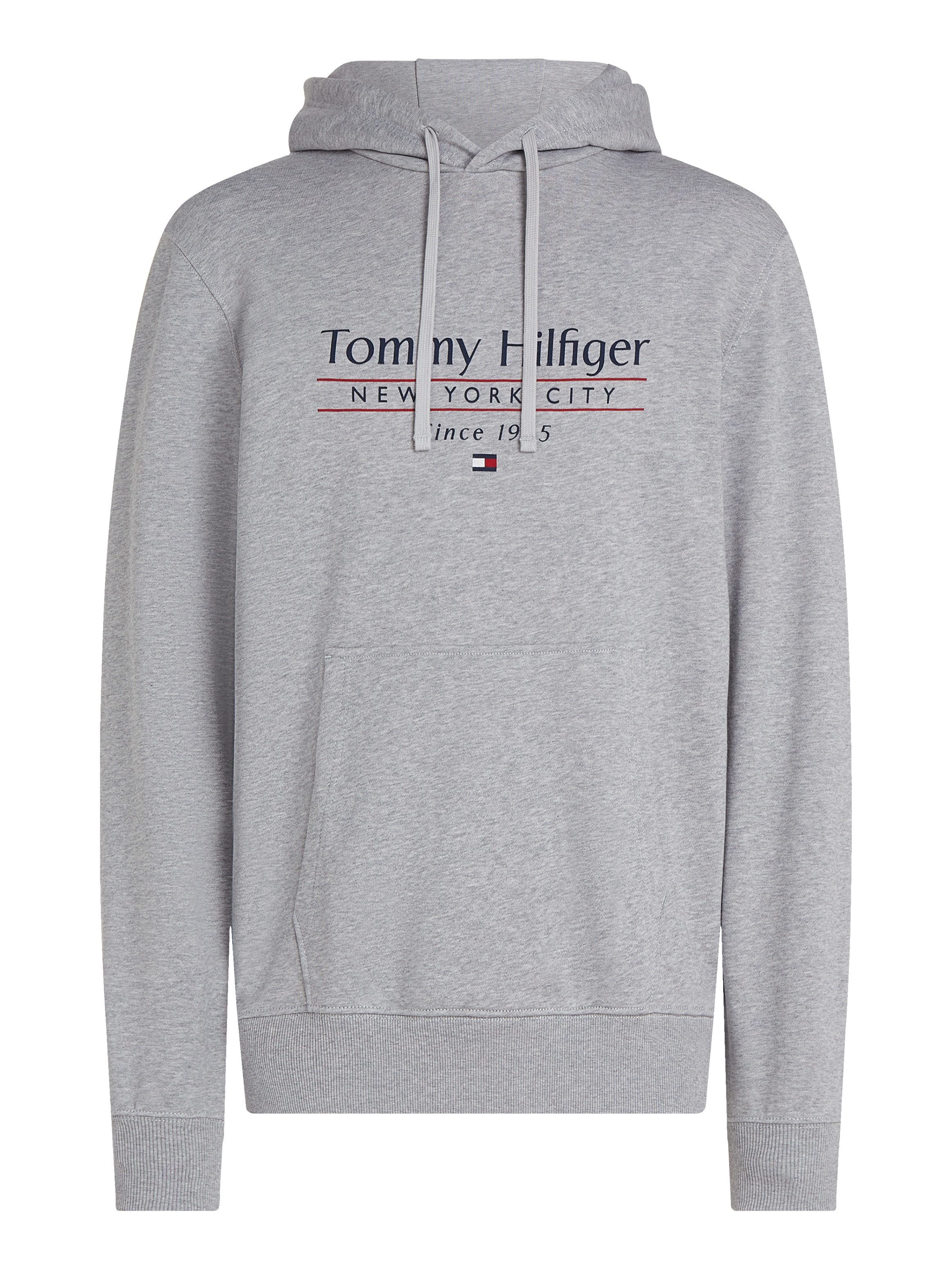 Tommy Hilfiger Hoodie HILFIGER CENTER STACK HOODY met grote meerkleurige print