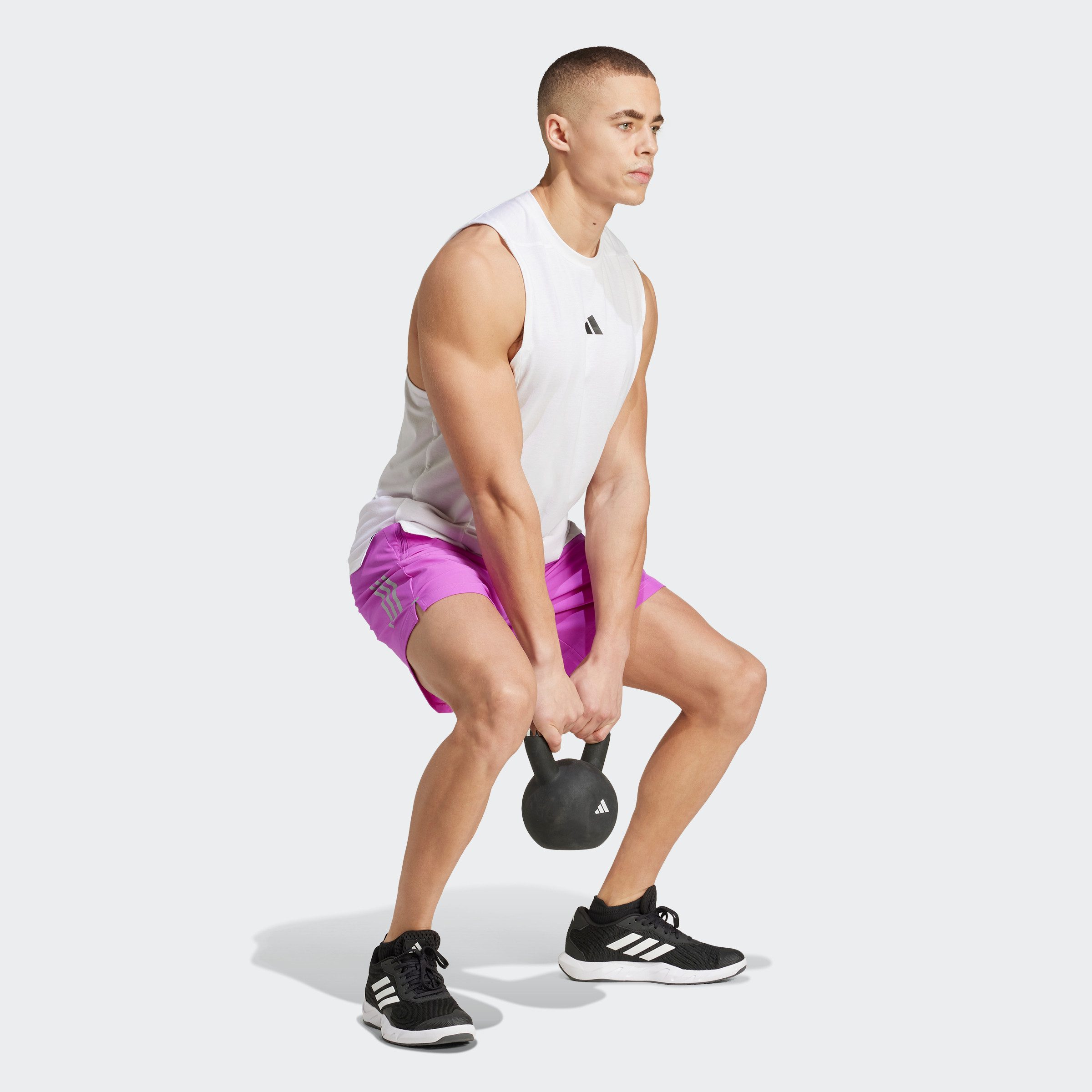 adidas Performance Short GYM+ 3S WV SHT (1-delig)