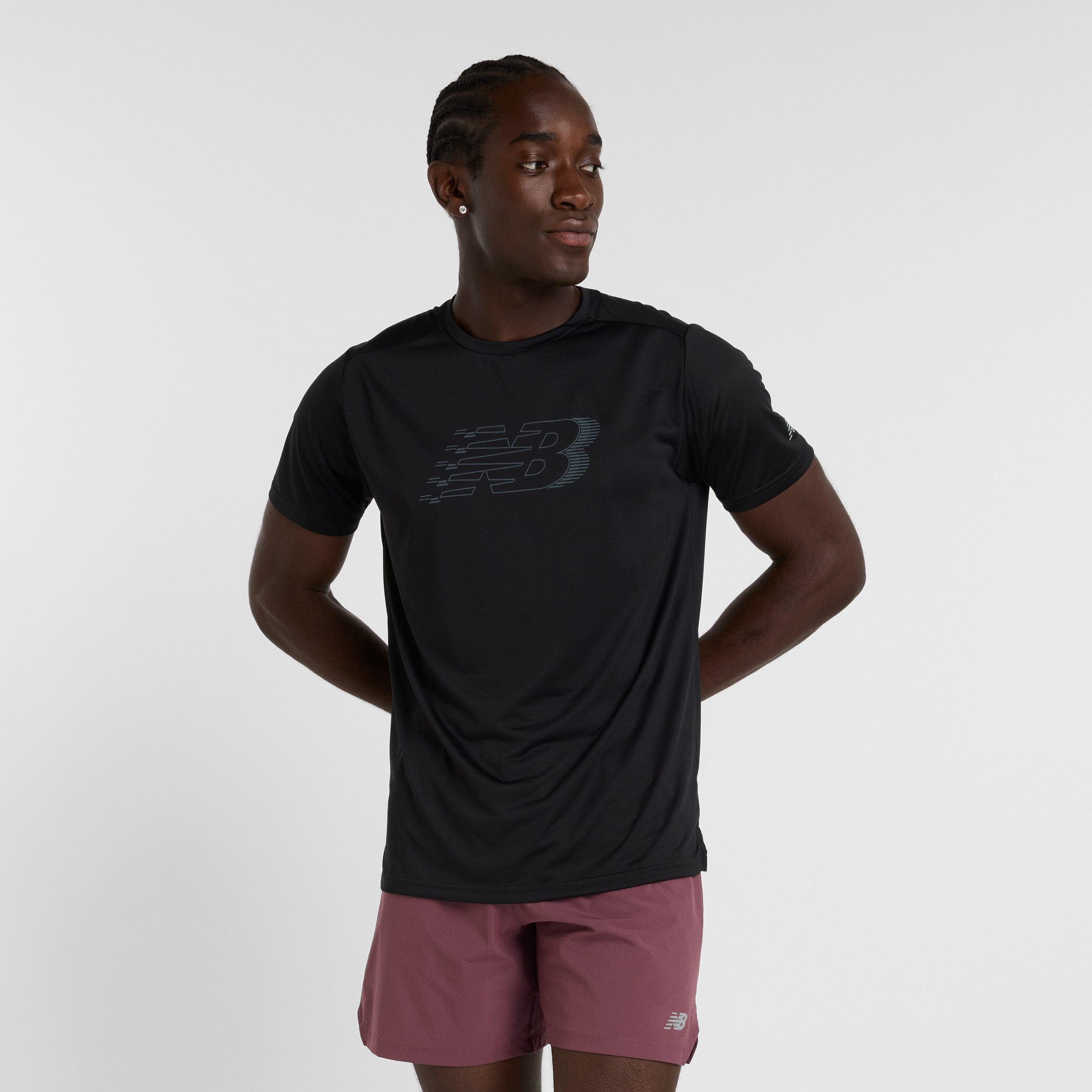 New Balance Runningshirt Sport Essentials Printed Run T-Shirt