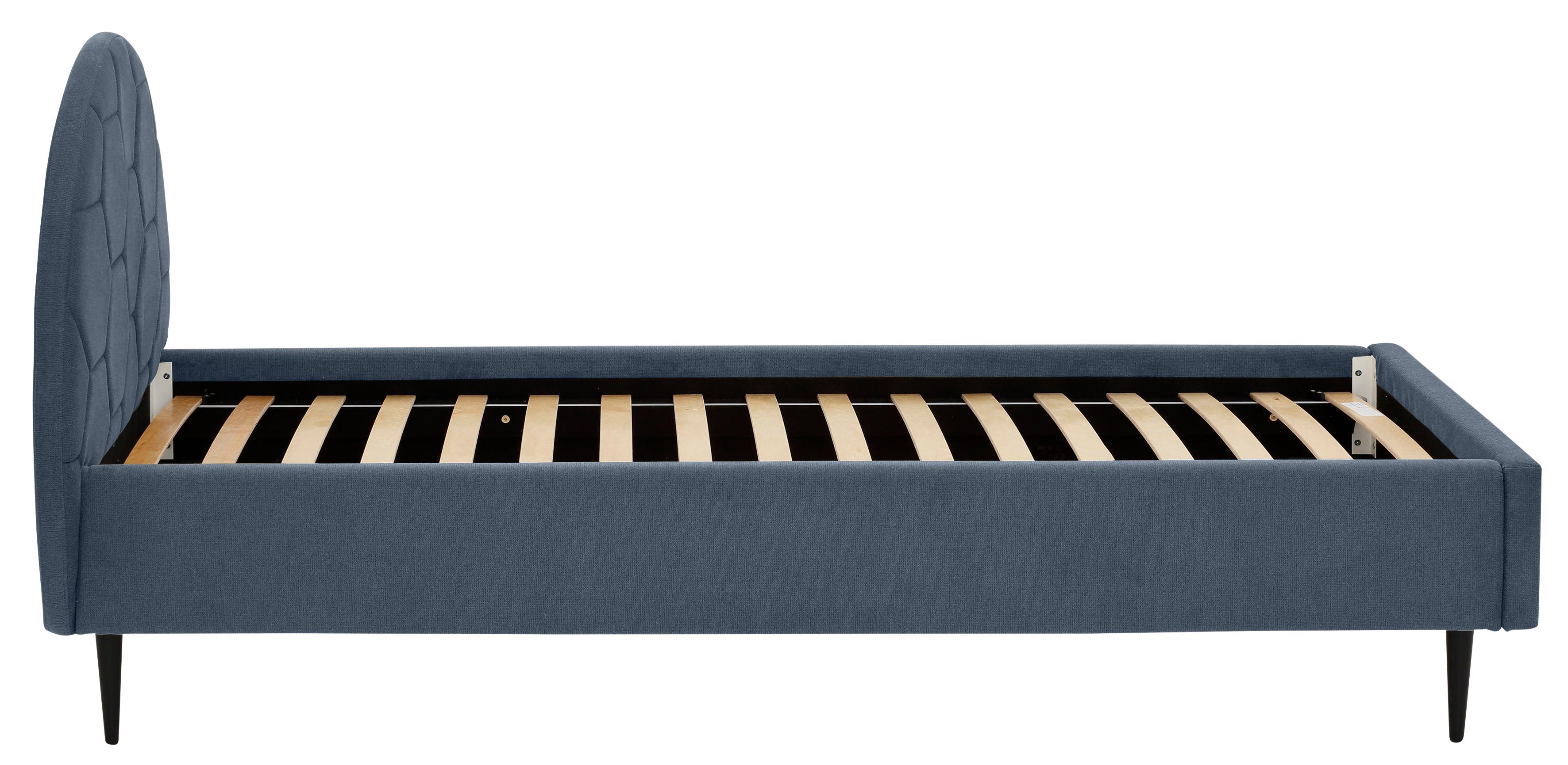 Lüttenhütt Gestoffeerd bed Gebko prettig bekleed hoofdbord met decoratief honingraatmotief