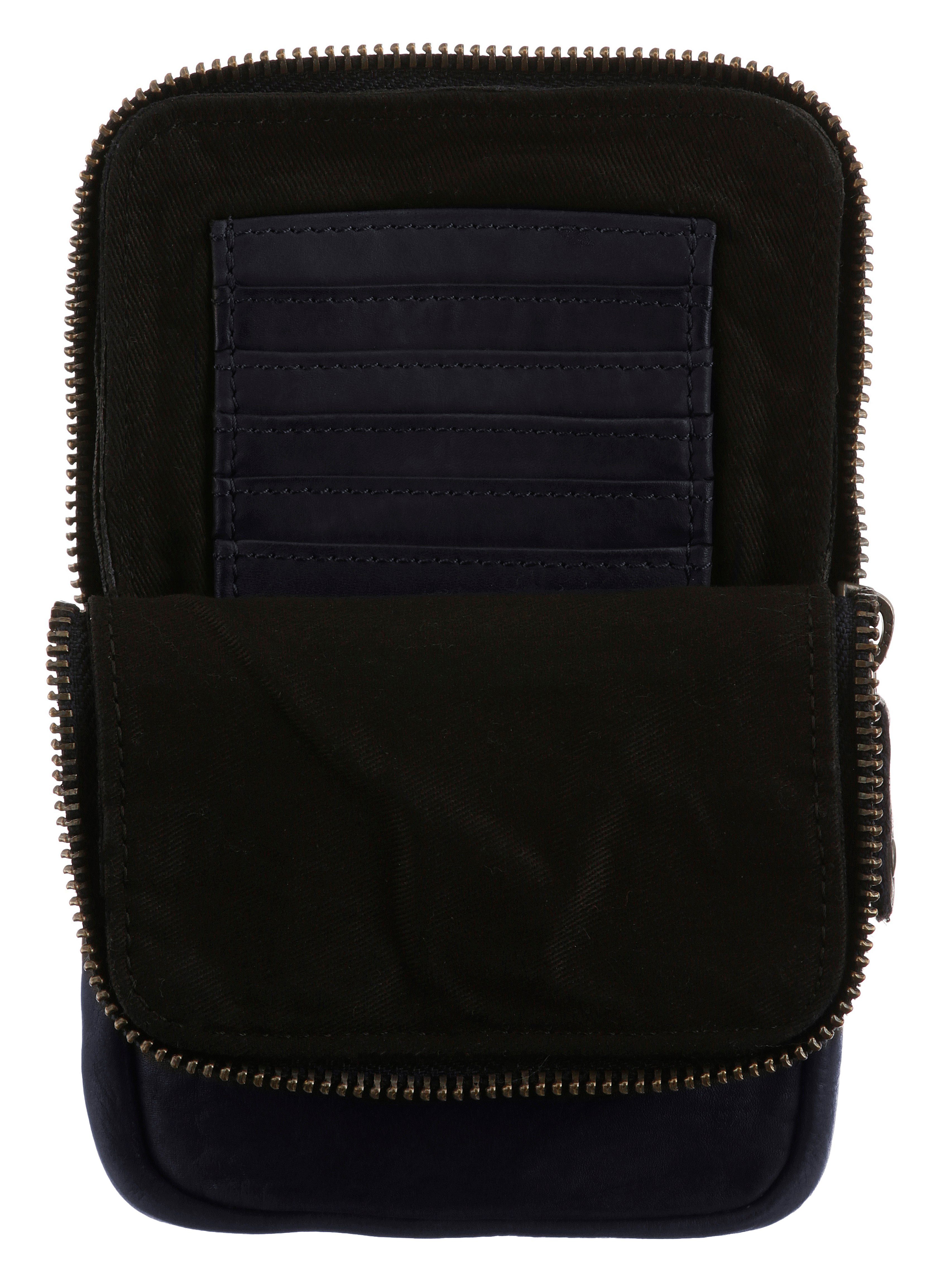 HARBOUR 2nd Mini-bag BENITA van stevig leer met kenmerkende merk-anker-label