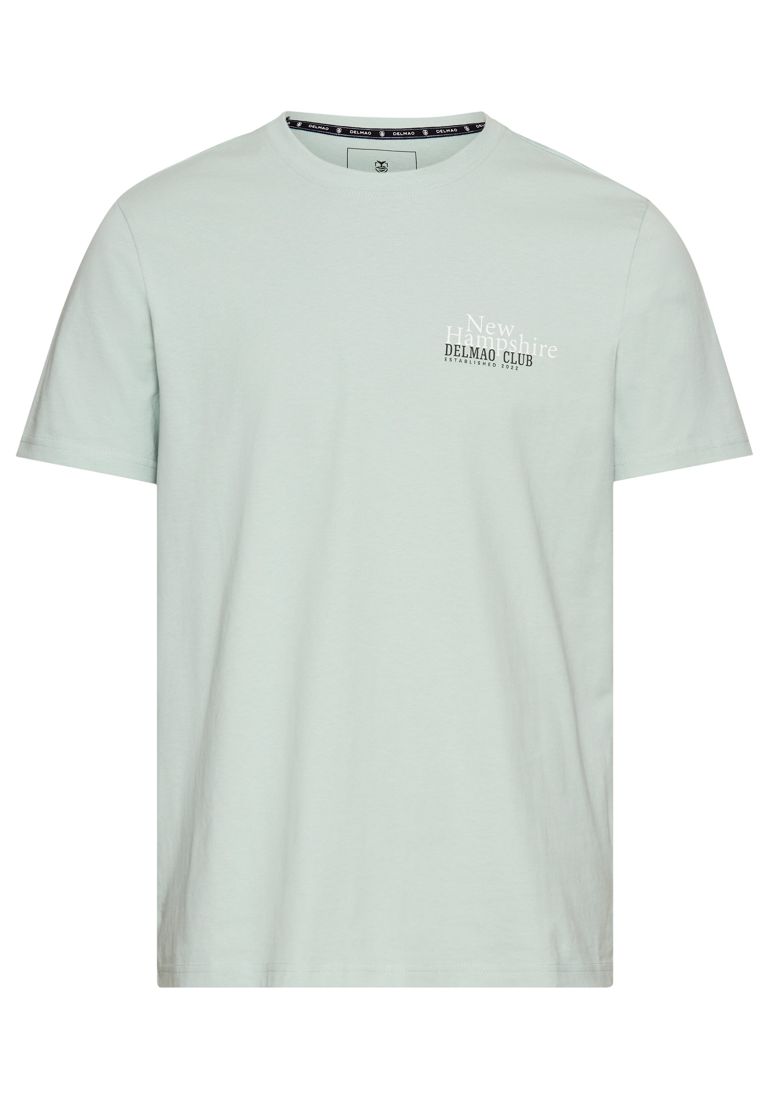 DELMAO T-shirt met subtiele logo-opdruk in club-design