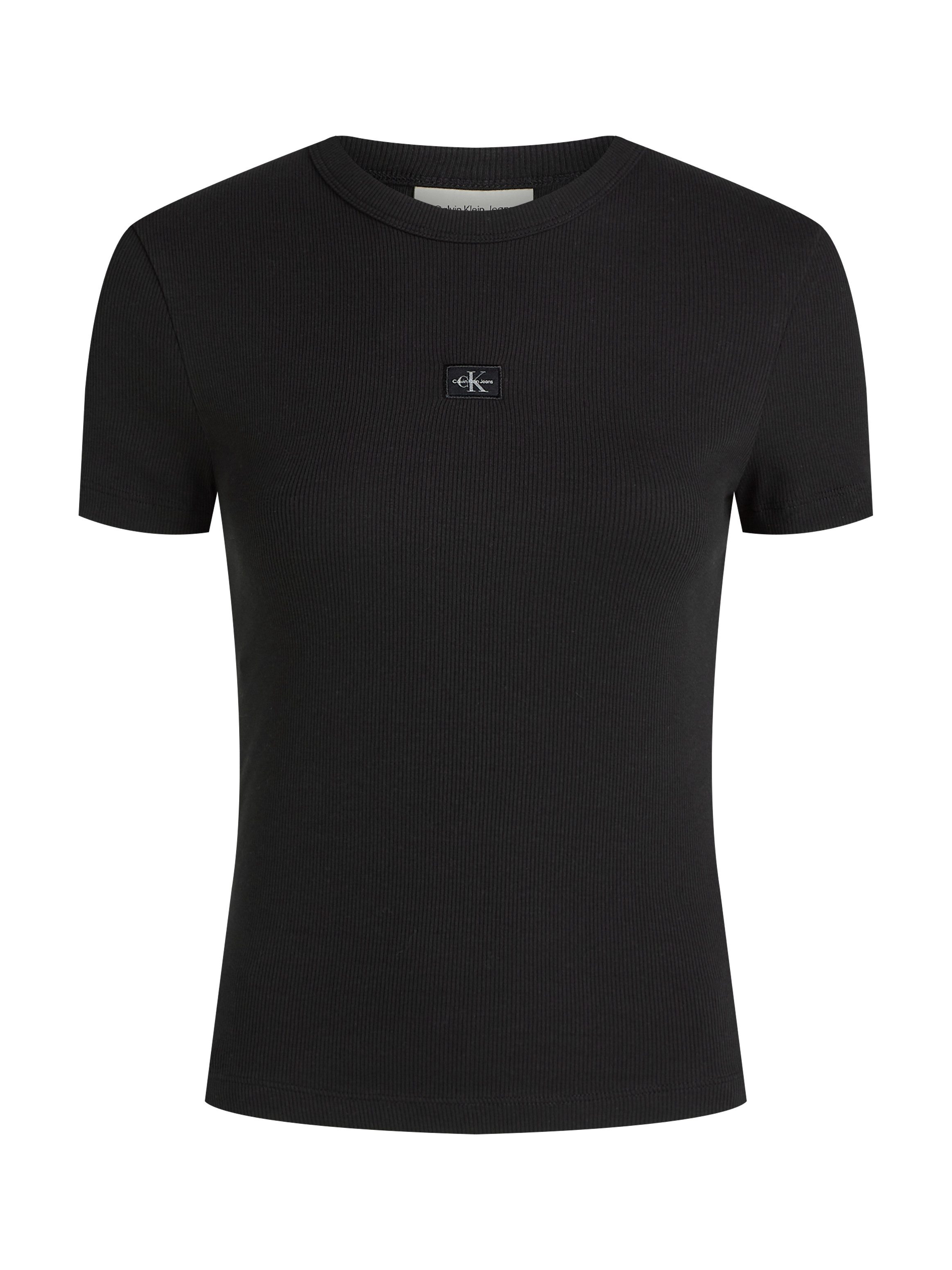 Calvin Klein T-shirt WOVEN LABEL RIB FITTED TEE