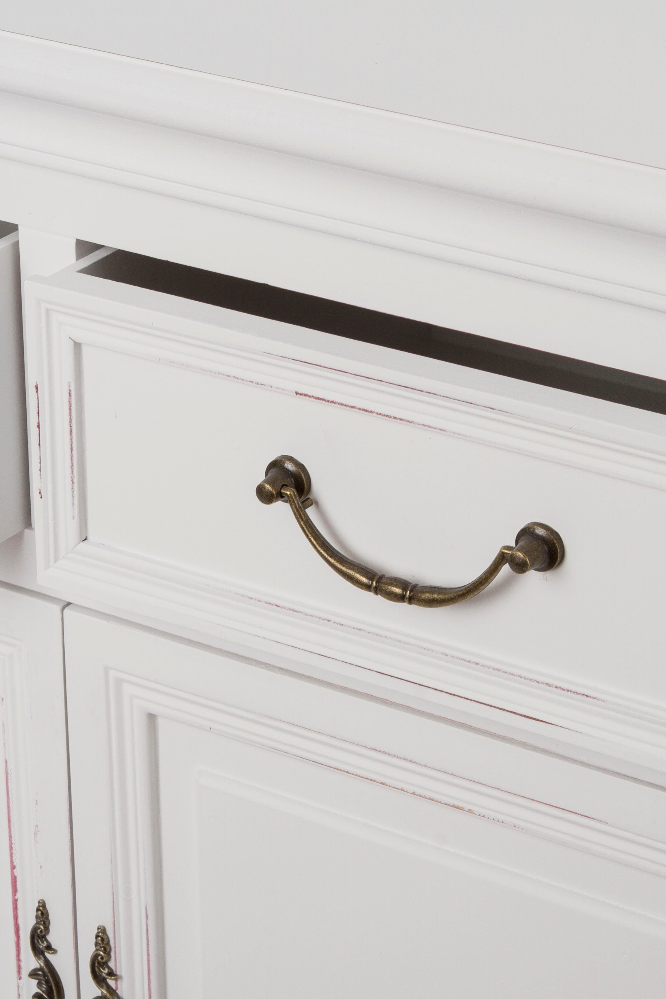 my Flair Kast Elegance Kast, met roosmotieven in landhuisstijl, gebogen modellen