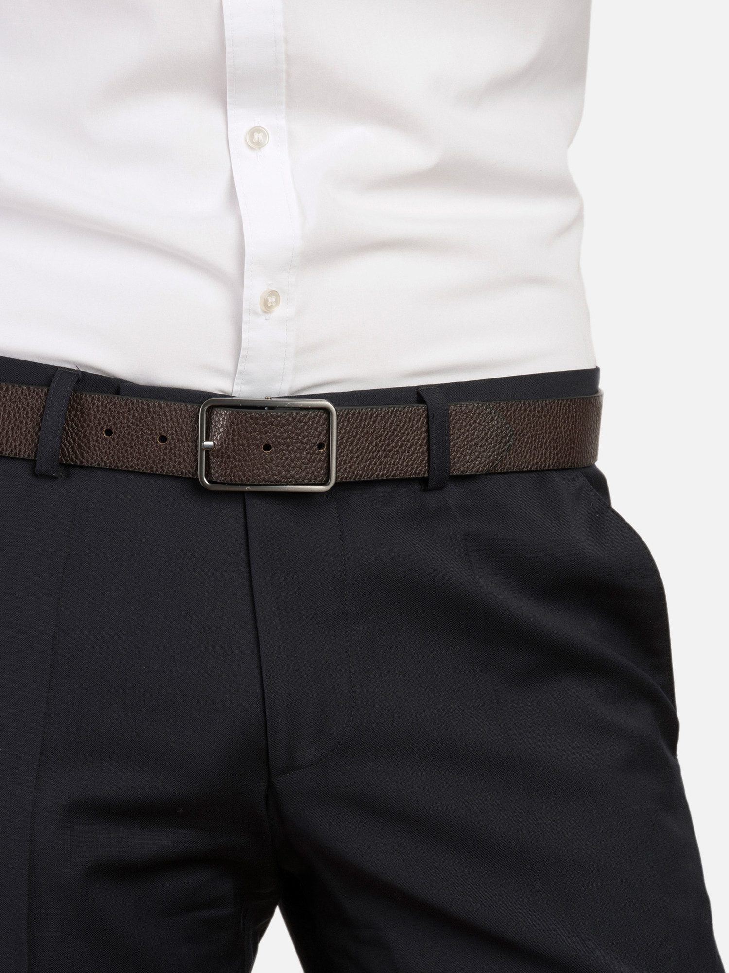 MONTI Leren riem Eton