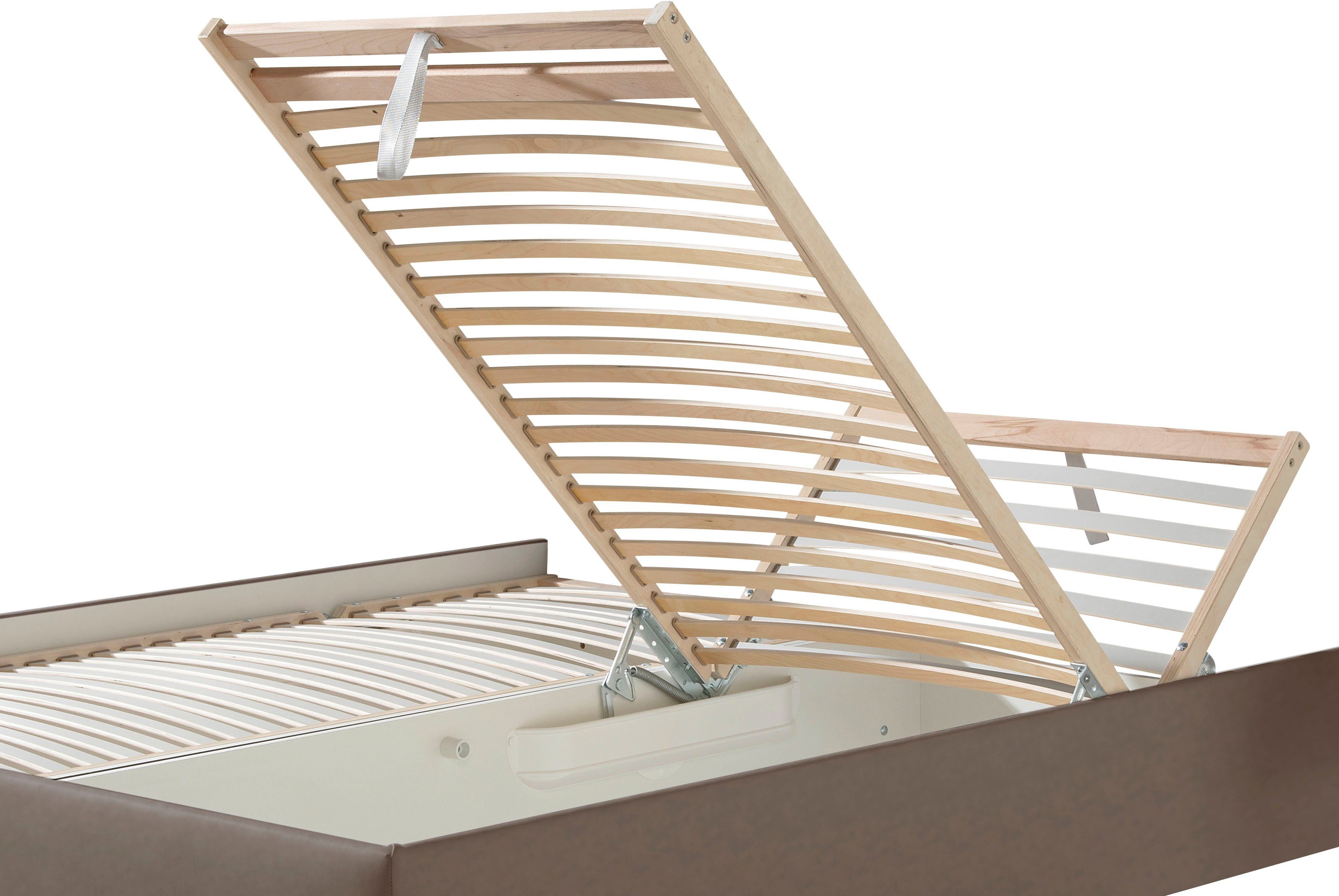 Maintal Gestoffeerd bed Madane naar keuze met matras in de hardheden h2, h3 of h4