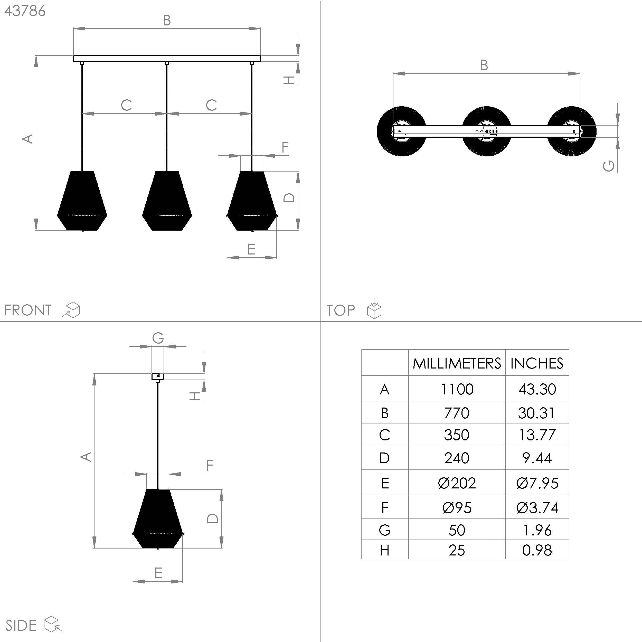 EGLO Hanglamp ALDERNEY Hanglamp, staal en textiel, E27, eetkamerlamp, lamp (1 stuk)