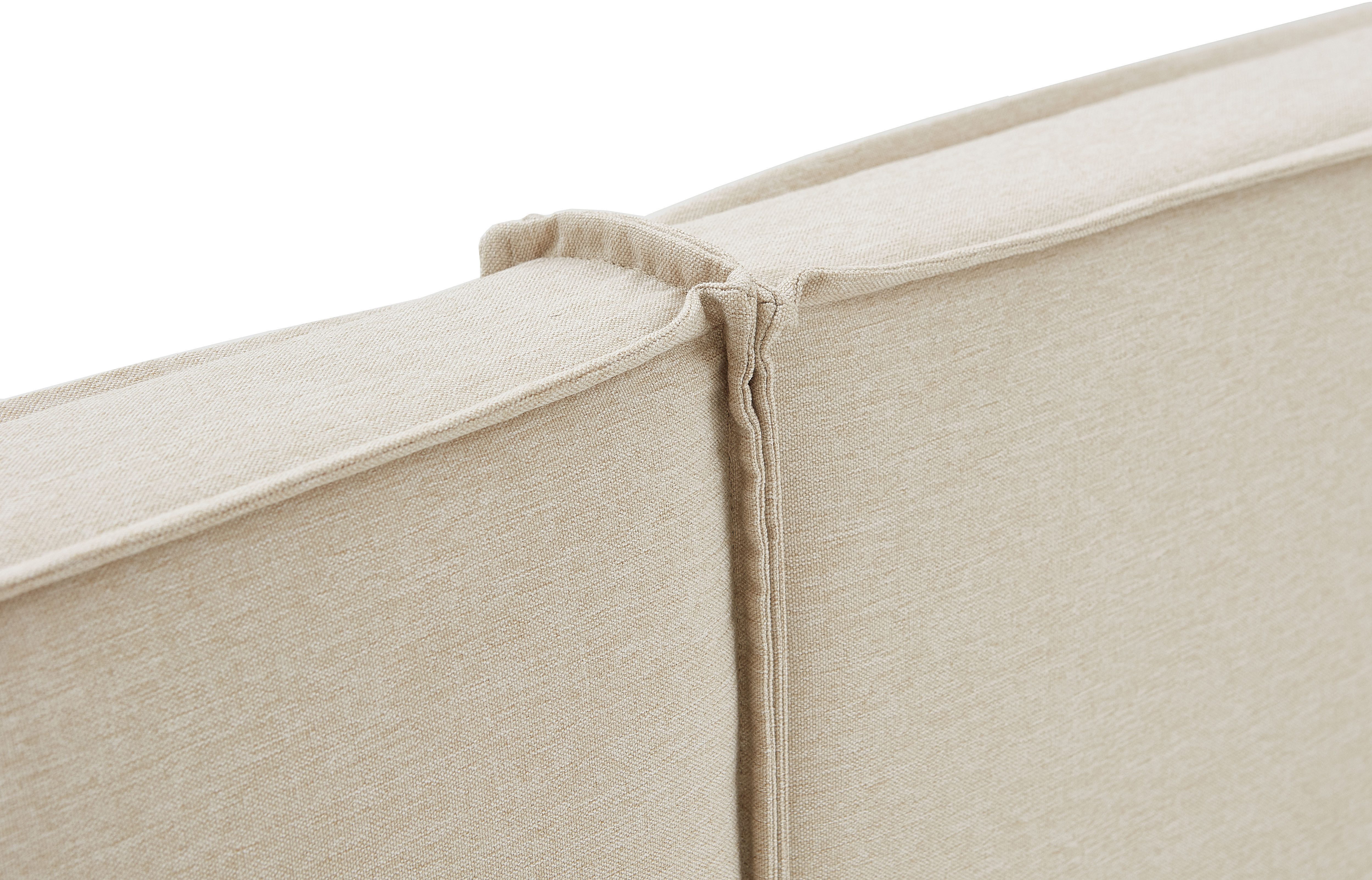 ATLANTIC home collection Boxspring NIKITA bodembedekkend bed, optioneel met matras en topper