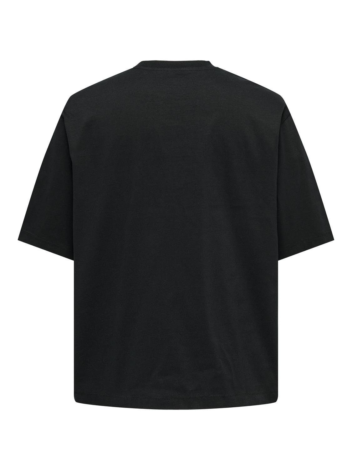 ONLY & SONS Shirt met ronde hals ONSMILLENIUM OVZ SS TEE NOOS