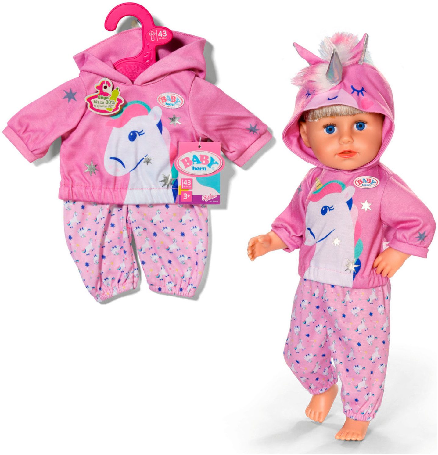 Baby Born Poppenkleding Einhorn Outfit 43 cm (set)