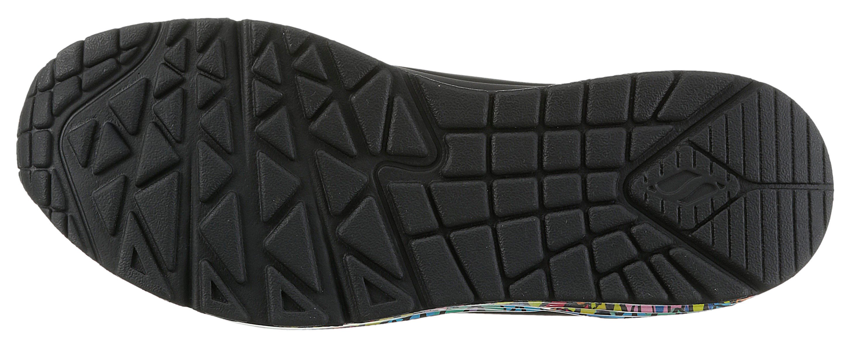 Skechers Sneakers Uno Plateausneaker, veterschoen met sleehak