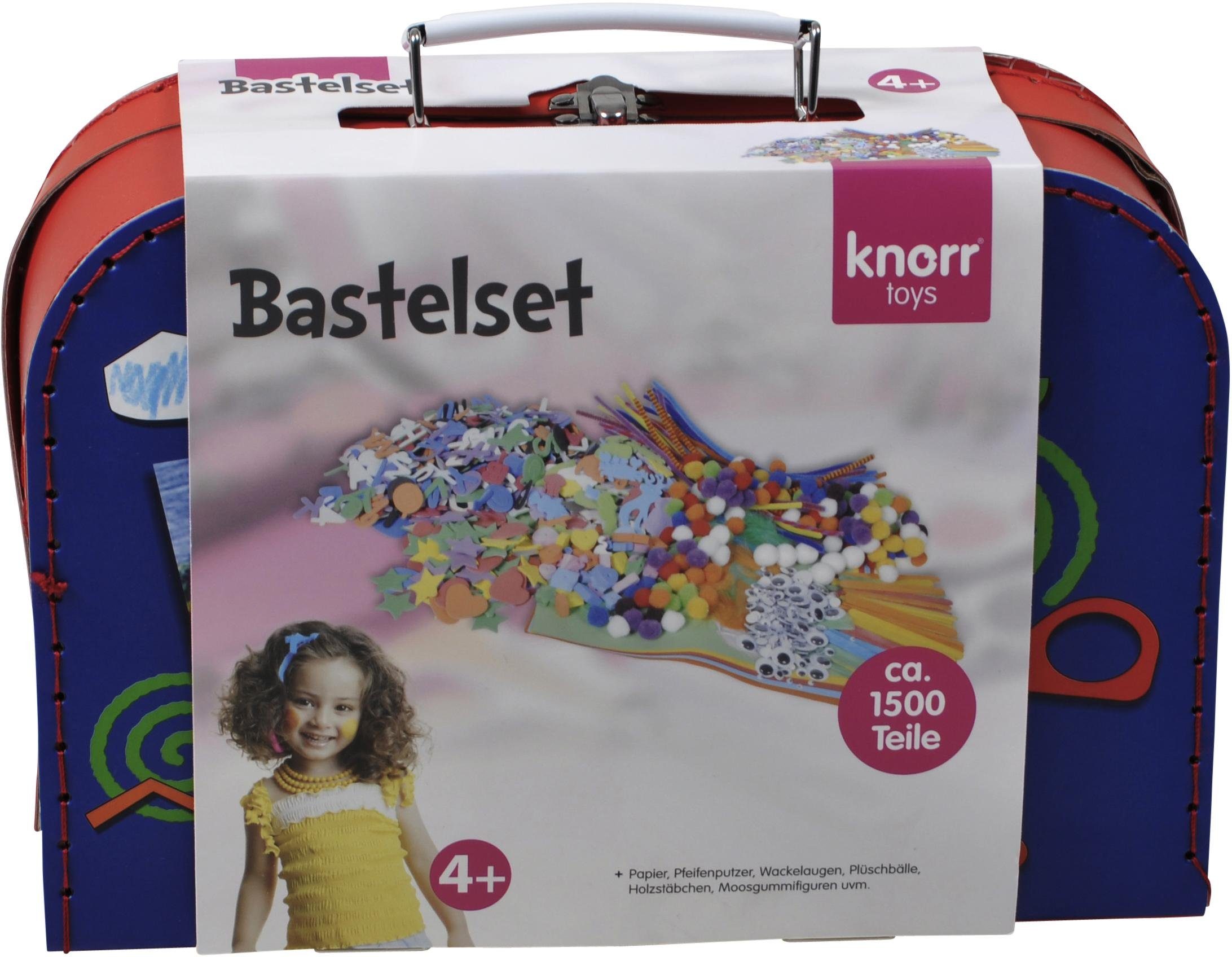 Knorrtoys® Knutselset Knutselkoffer groot (set, 1500-delig)