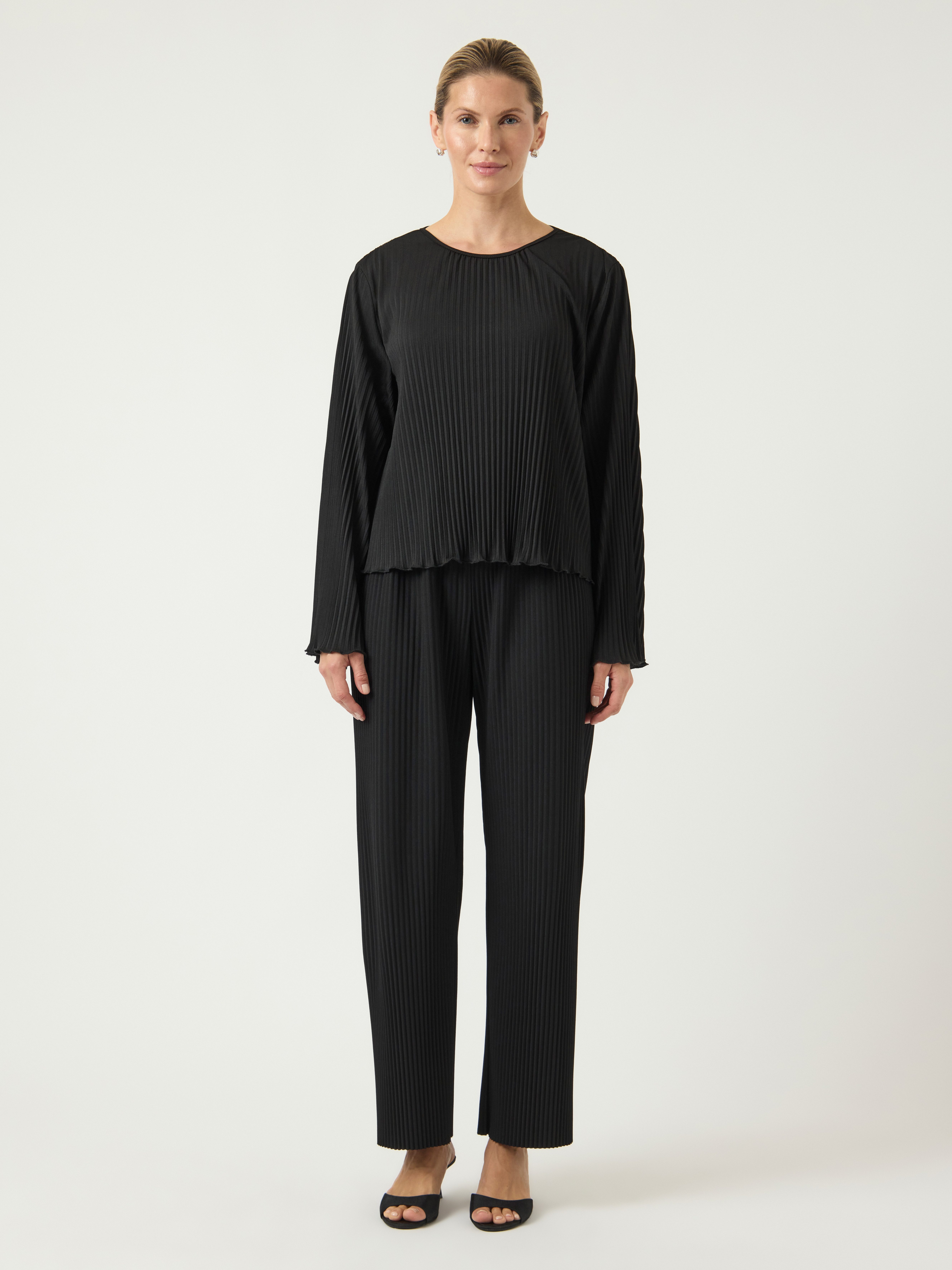 Y.A.S Plisséshirt YASALISA LS TOP S. NOOS