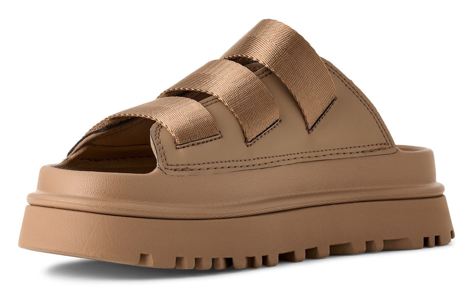 UGG Slippers GOLDENGLOW SLIDE , plateauschoen, sandaal, flats met voetbed