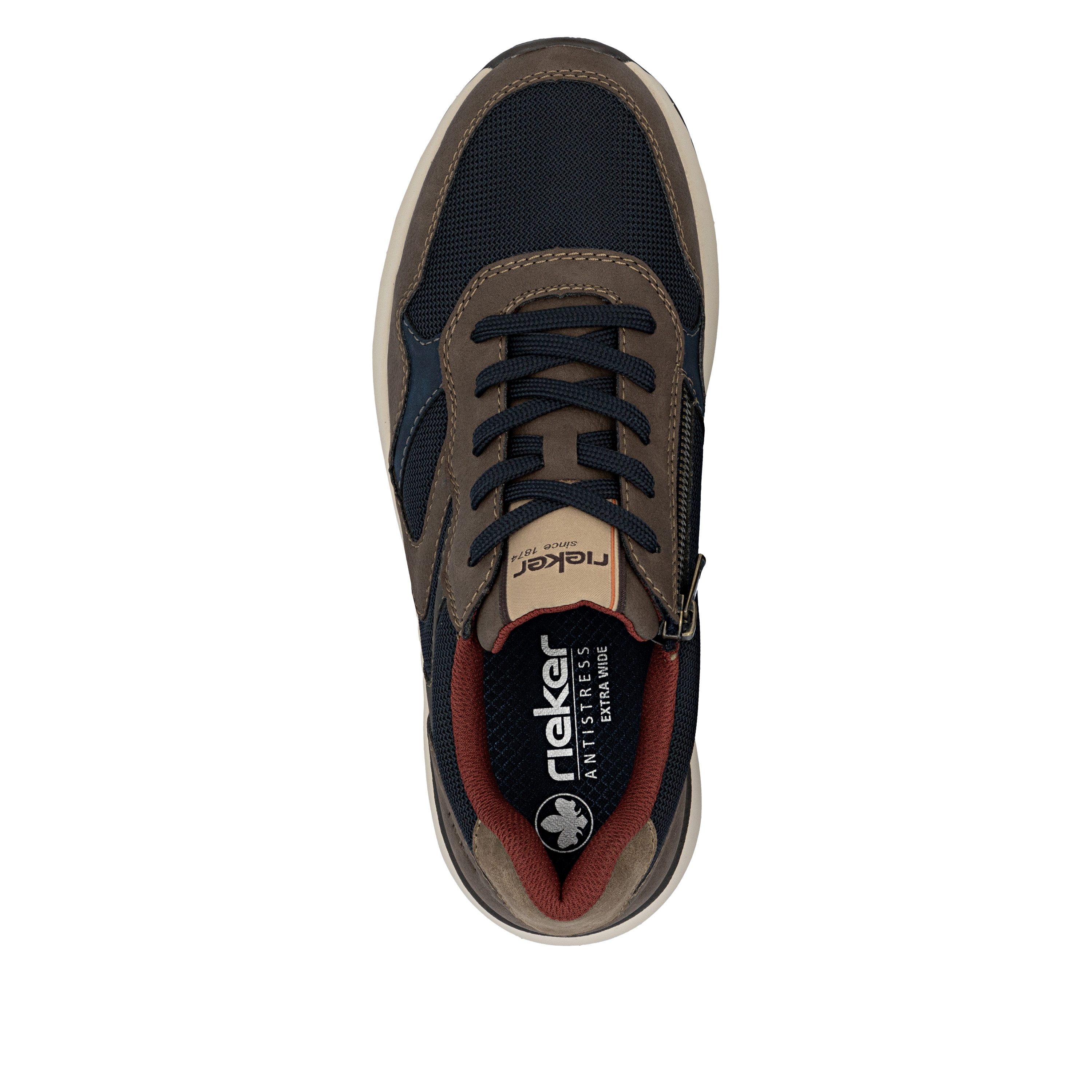 Rieker Sneakers Veterschoenen, lage schoen, vrijetijdsschoen met zachte schacht