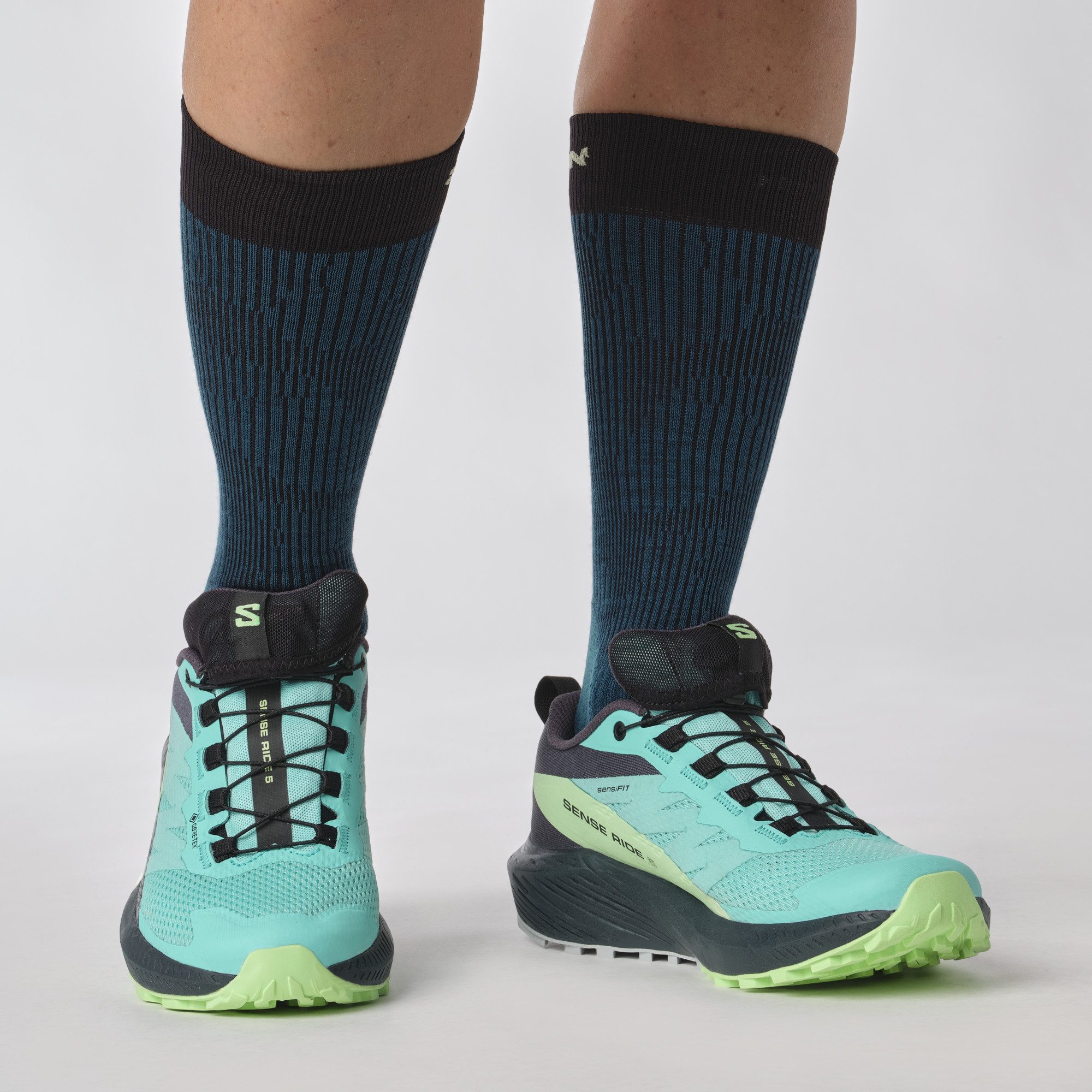 Salomon Trailrunningschoenen SENSE RIDE 5 GORE-TEX® W waterdicht, trailrunningschoenen