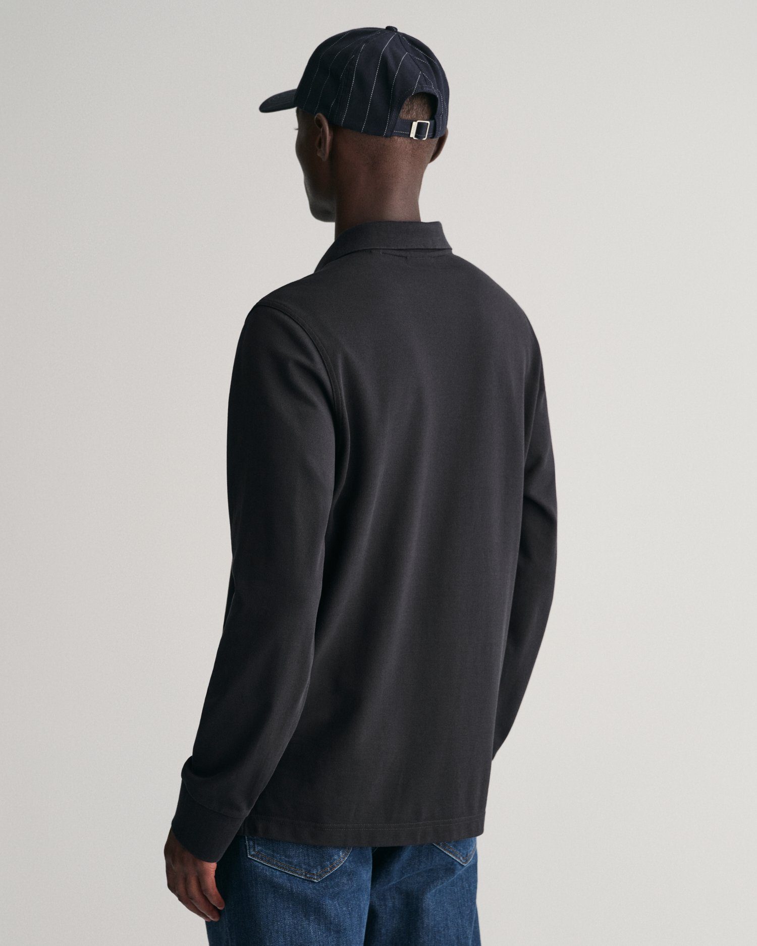 Gant Poloshirt REG SHIELD LS PIQUE RUGGER met logoborduursel op de borst