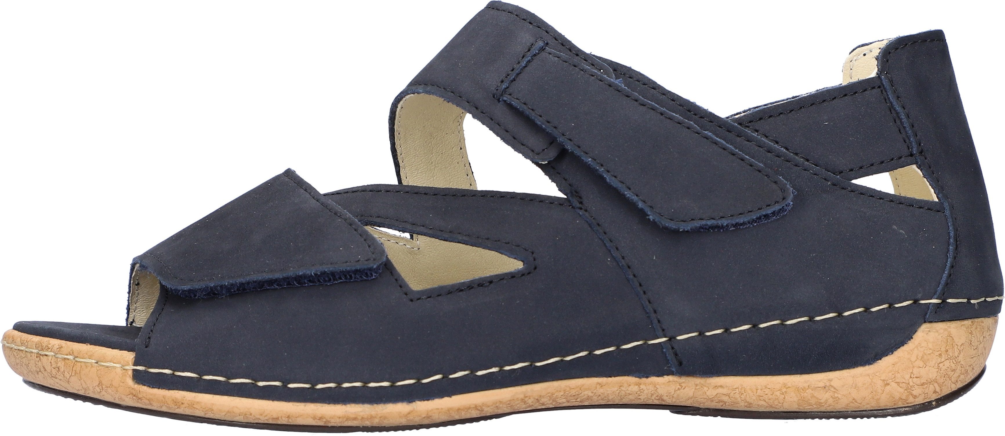 Waldläufer Sandalen HELIETT , wedge-sandaal, zomerschoen, comfort-schoen, klittenbandsluitingen, h-breedte