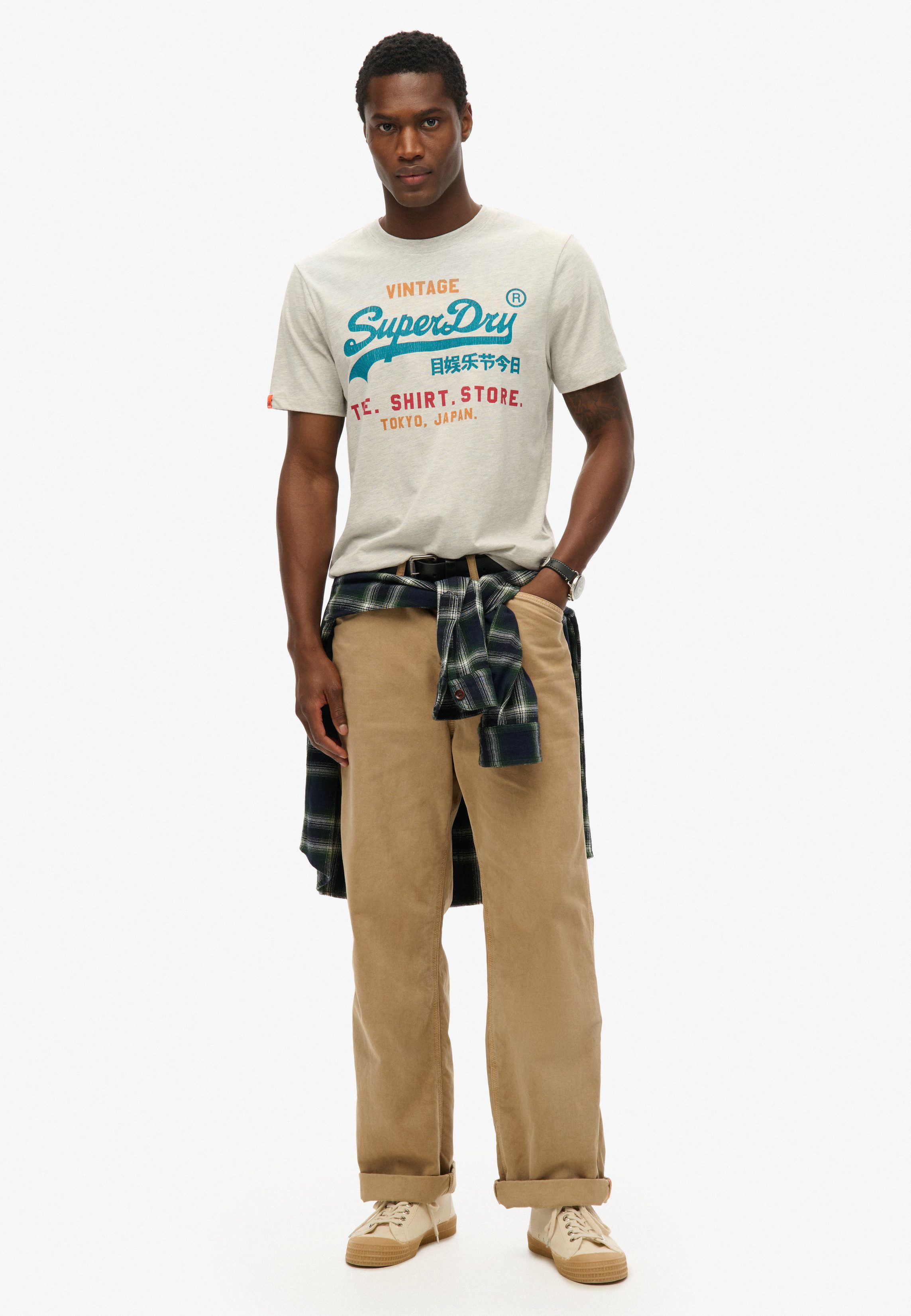 Superdry Shirt met ronde hals VL CALI RELAXED TEE