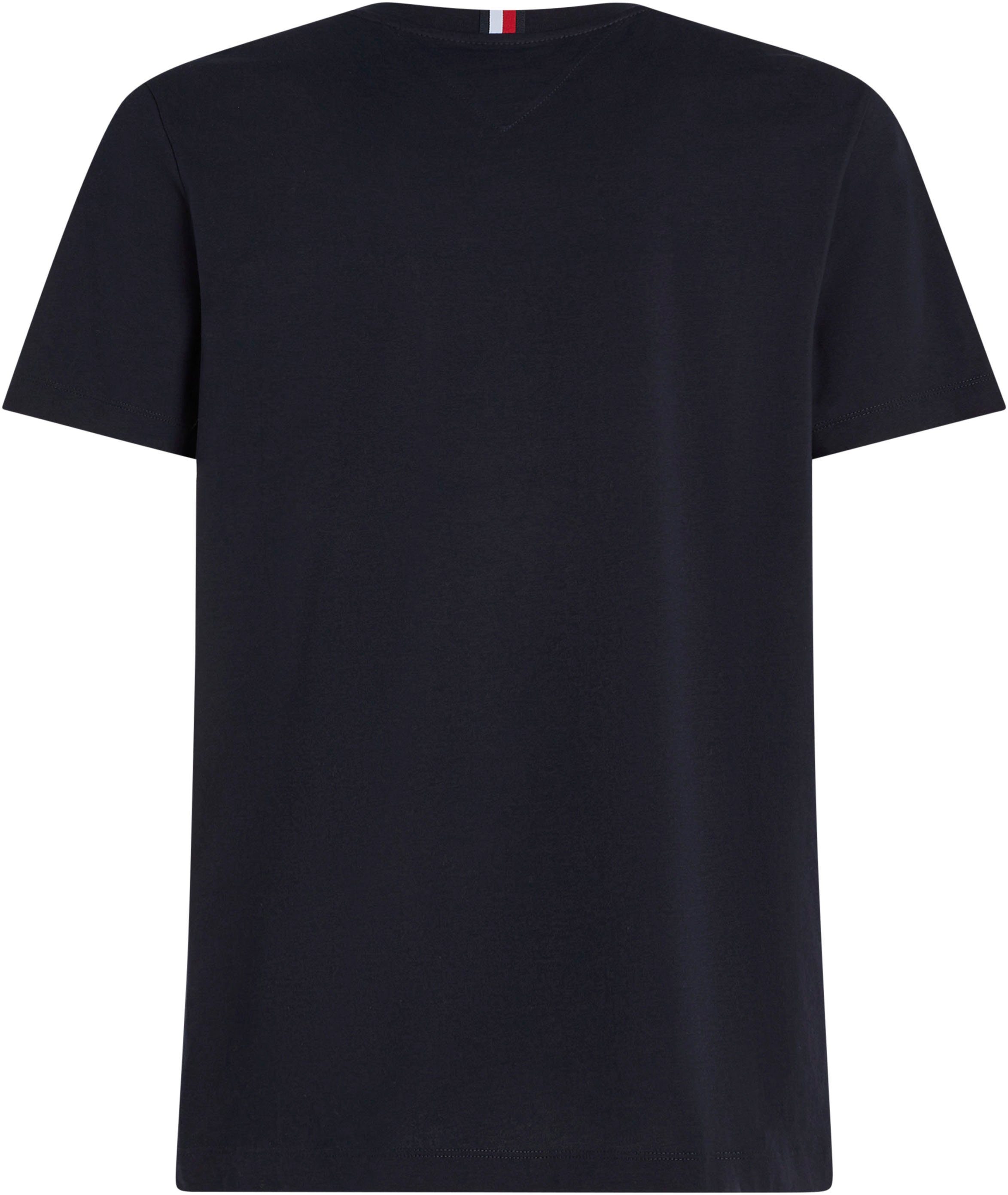 Tommy Hilfiger T-shirt BT-POCKET TEE-B Grote maten met borstzak