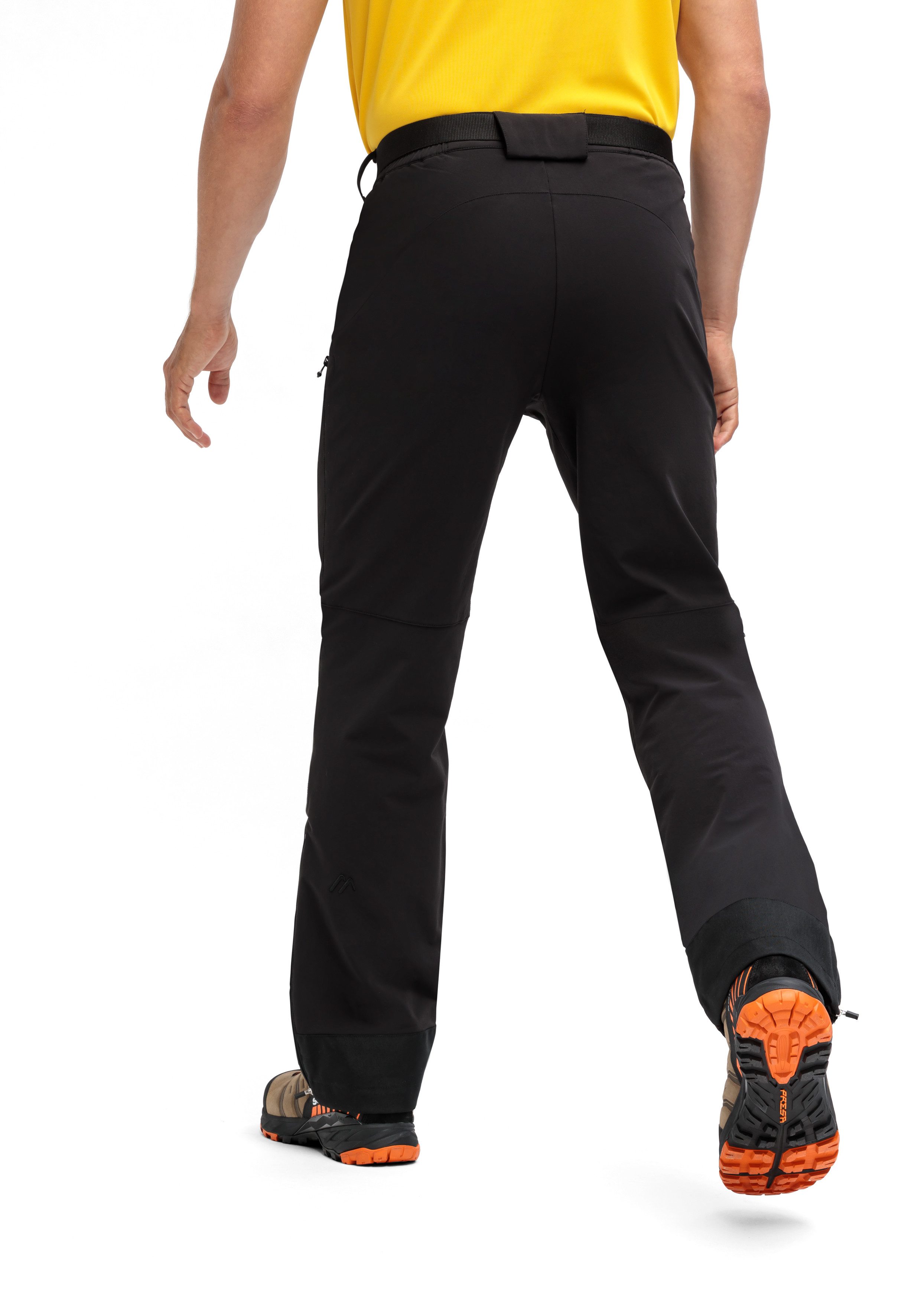 Maier Sports Outdoorbroek Halitit M Heren functionele broek, robuuste wandelbroek, 3 zakken + riem, regular fit