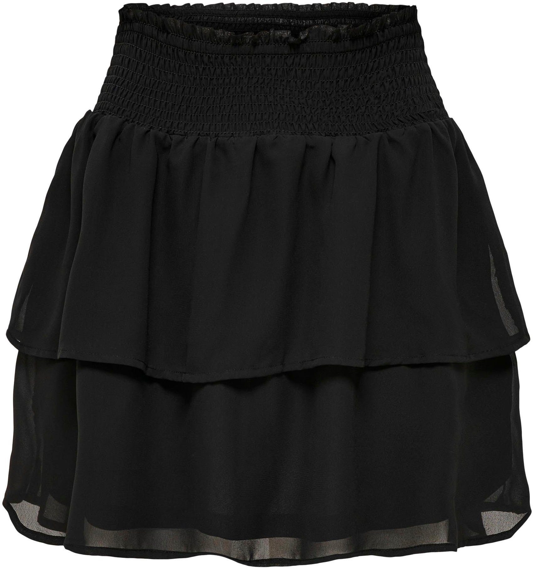 Only Minirok ONLANN STAR LAYERED SMOCK SKIRT
