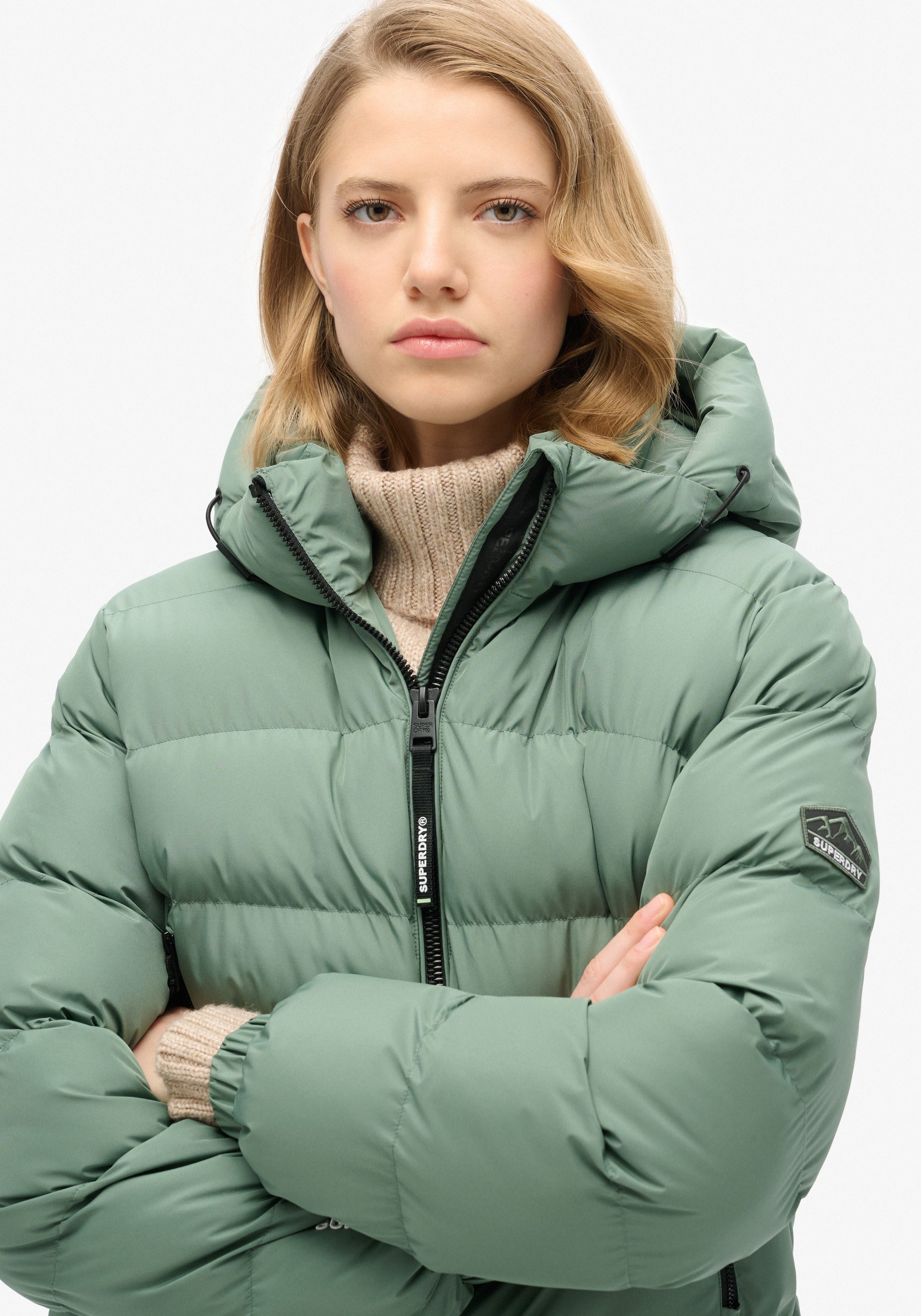 Superdry Gewatteerde jas HOODED SPORTS PUFFER JACKET