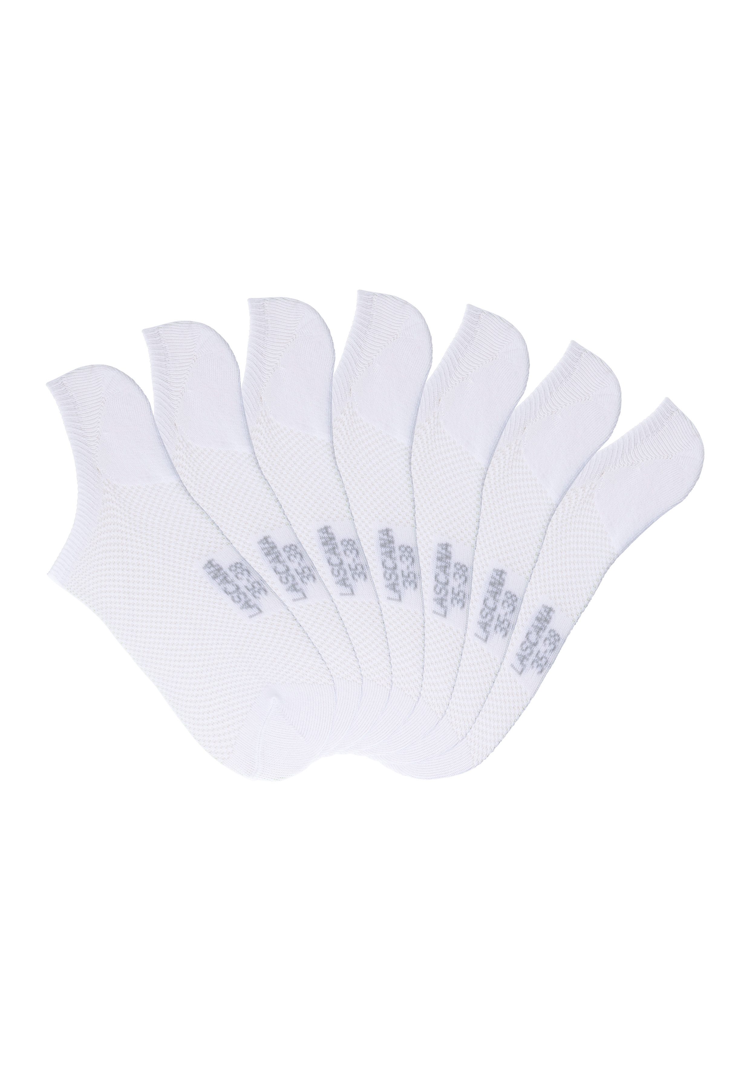 active by Lascana Sneakersokken met piquéstructuur (set, 7 paar)