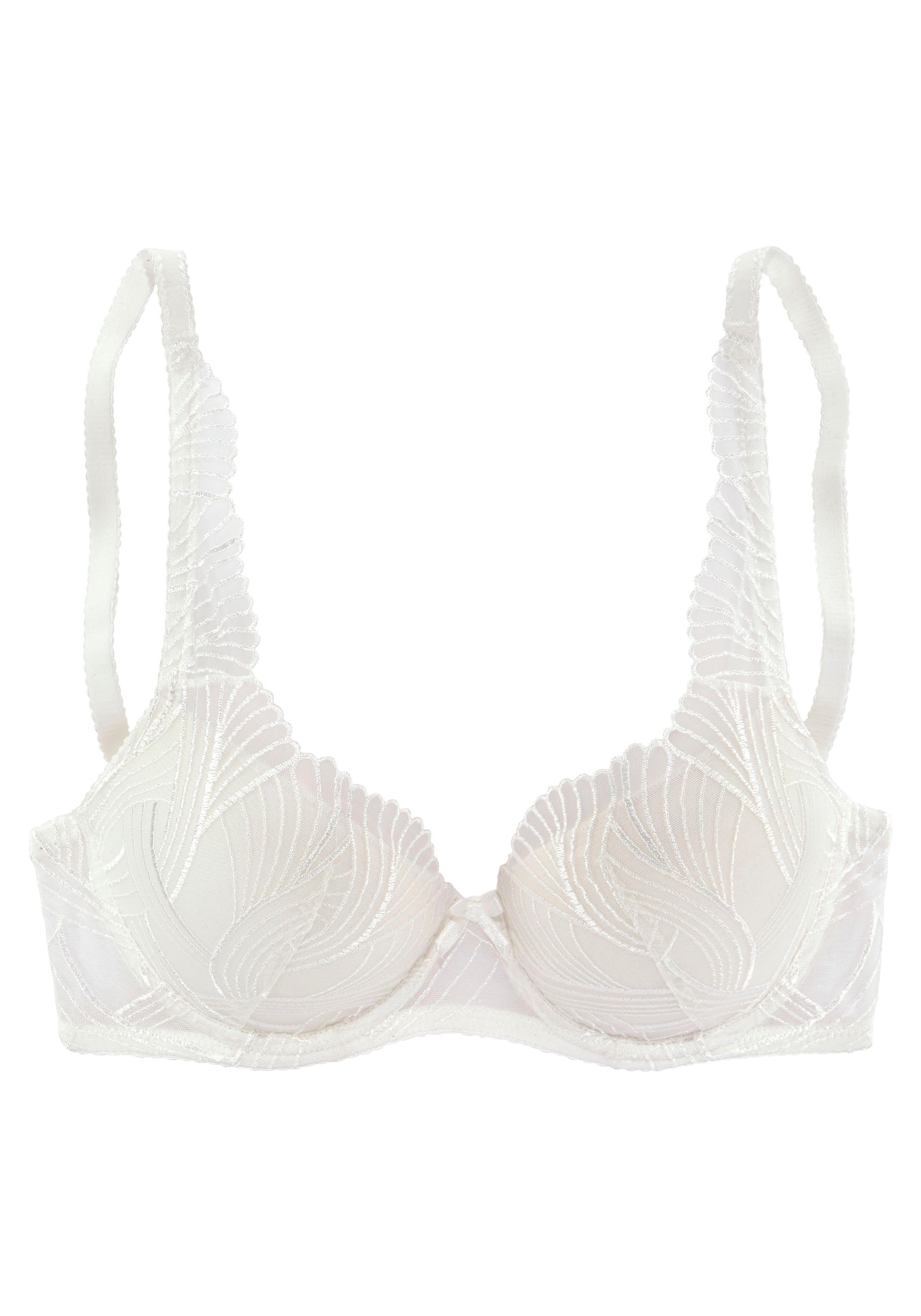 Lascana Bh met steuncups met borduurkant en kanten bandjes, sexy dessous
