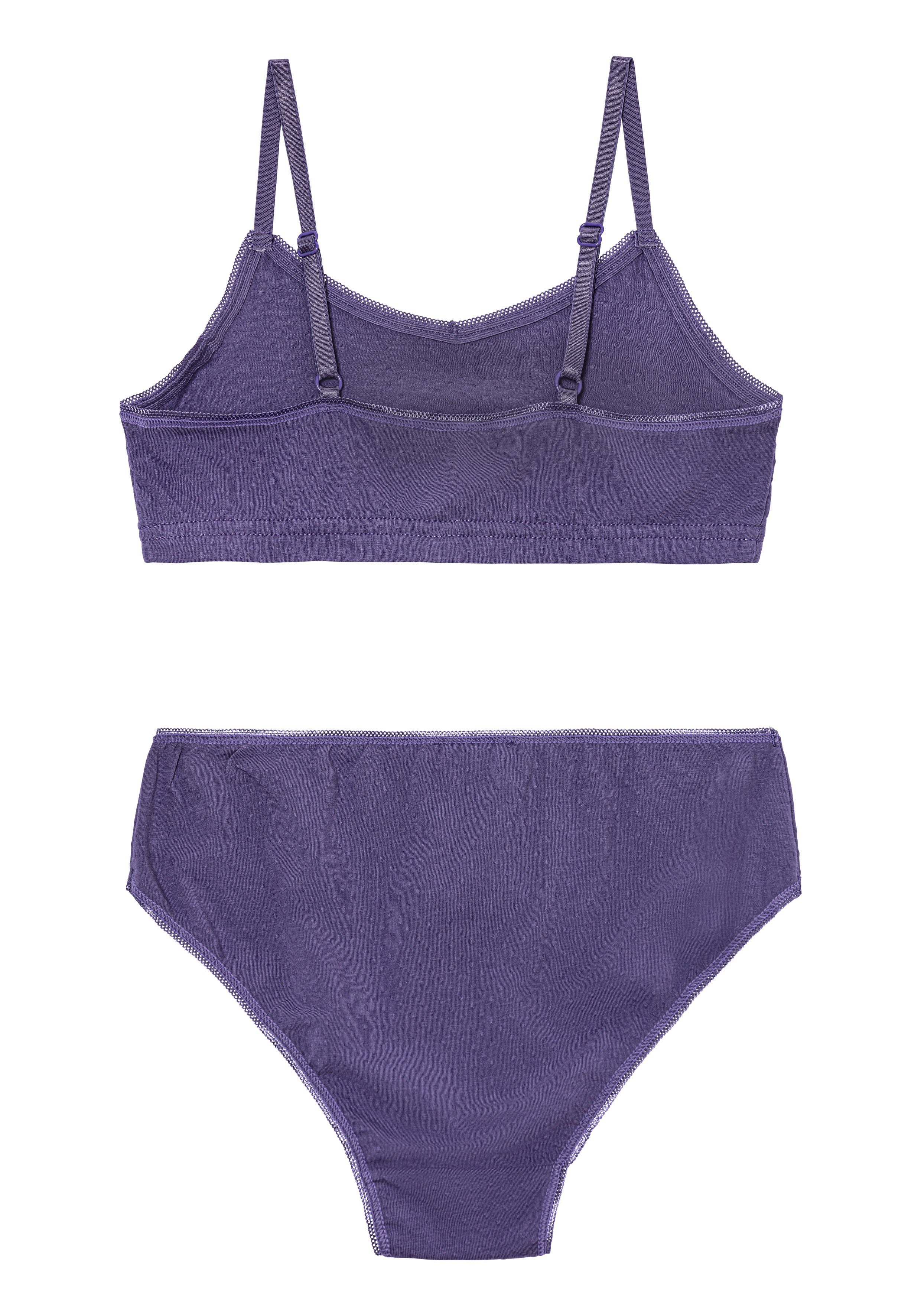 Buffalo Set: Bustier met mooie kantafwerking (set 4-delig Met slip)