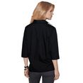 classic basics klassieke blouse zwart