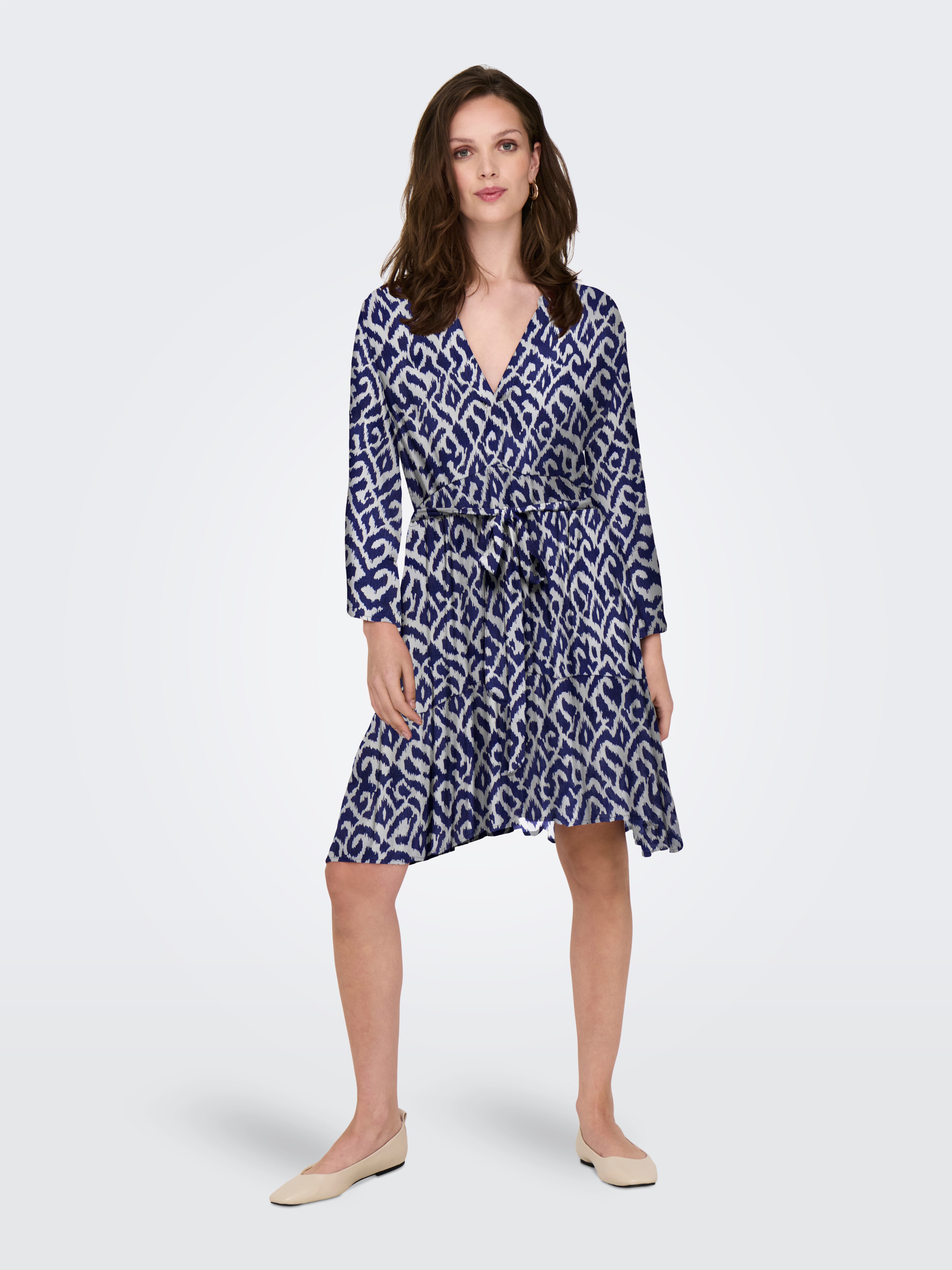 Only Blousejurk ONLCLEMMENTINE LIFE 3/4 DRESS WVN NOOS