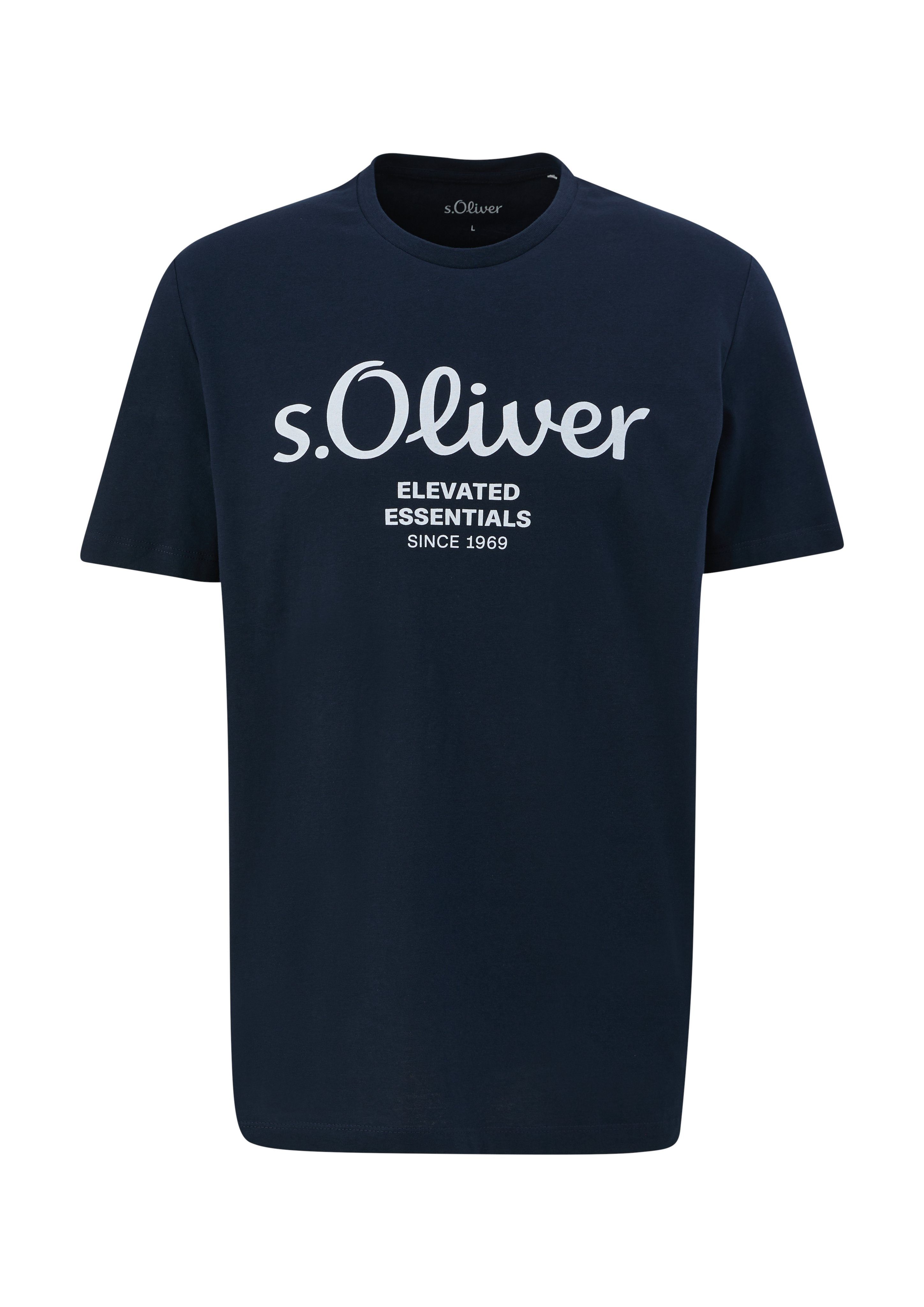 s.Oliver T-shirt van ademende katoen