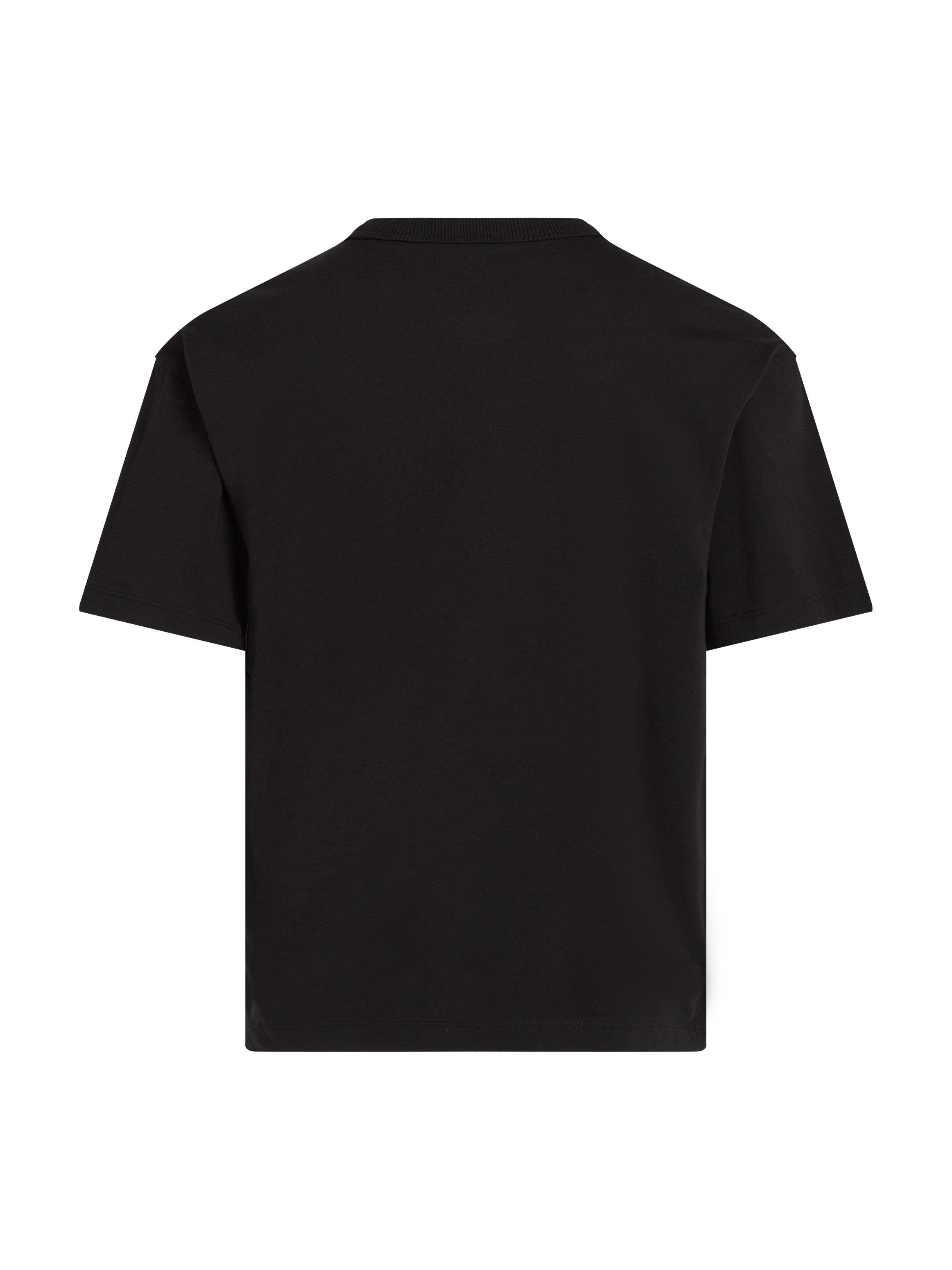 Calvin Klein Shirt met ronde hals LARGE SHIFTED CK SS T-SHIRT voor kinderen tot 16 jaar met logo-opdruk