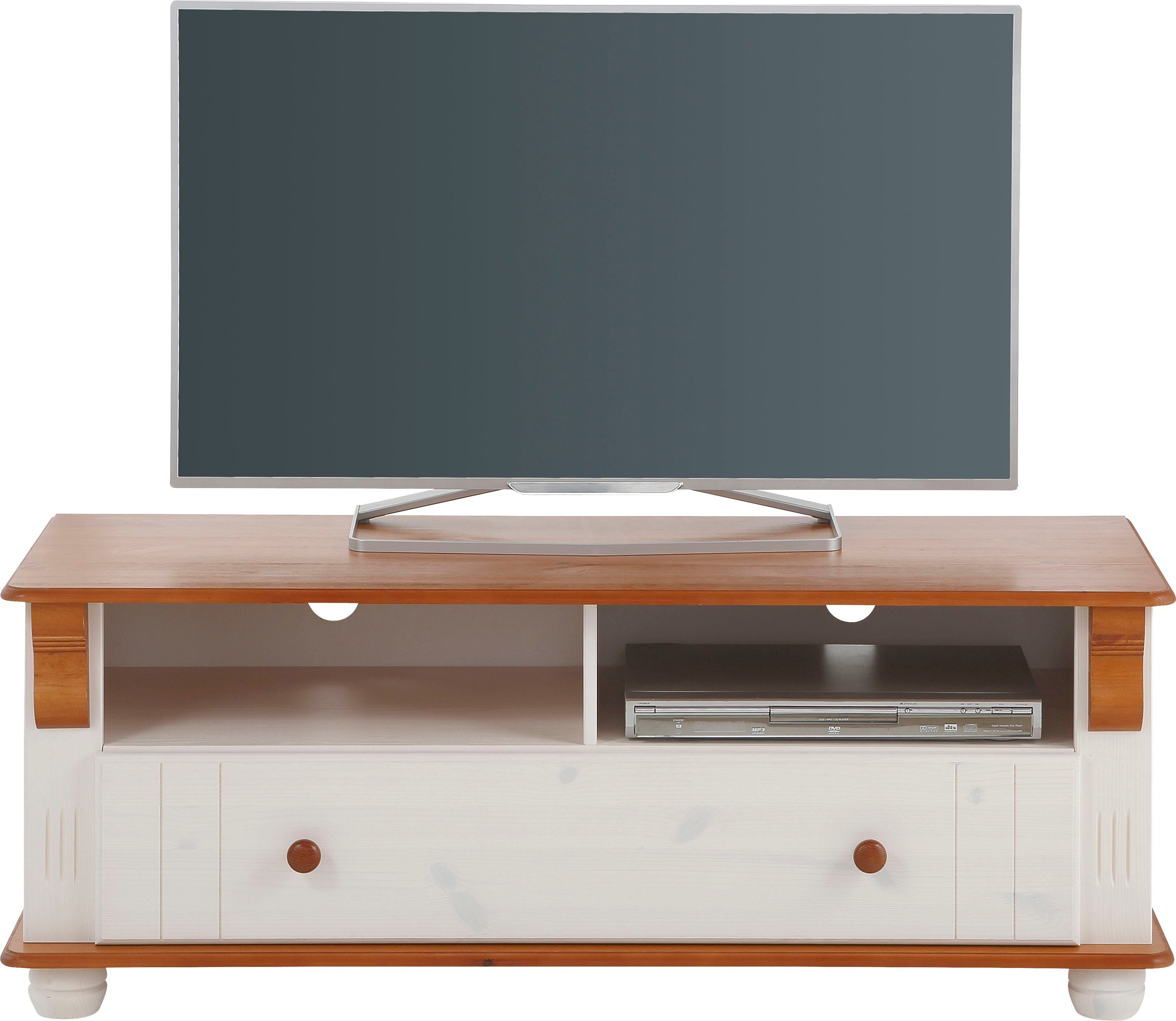 Home affaire Tv-meubel ADELE Breedte 120 cm, met lade, van massief grenen, FSC®