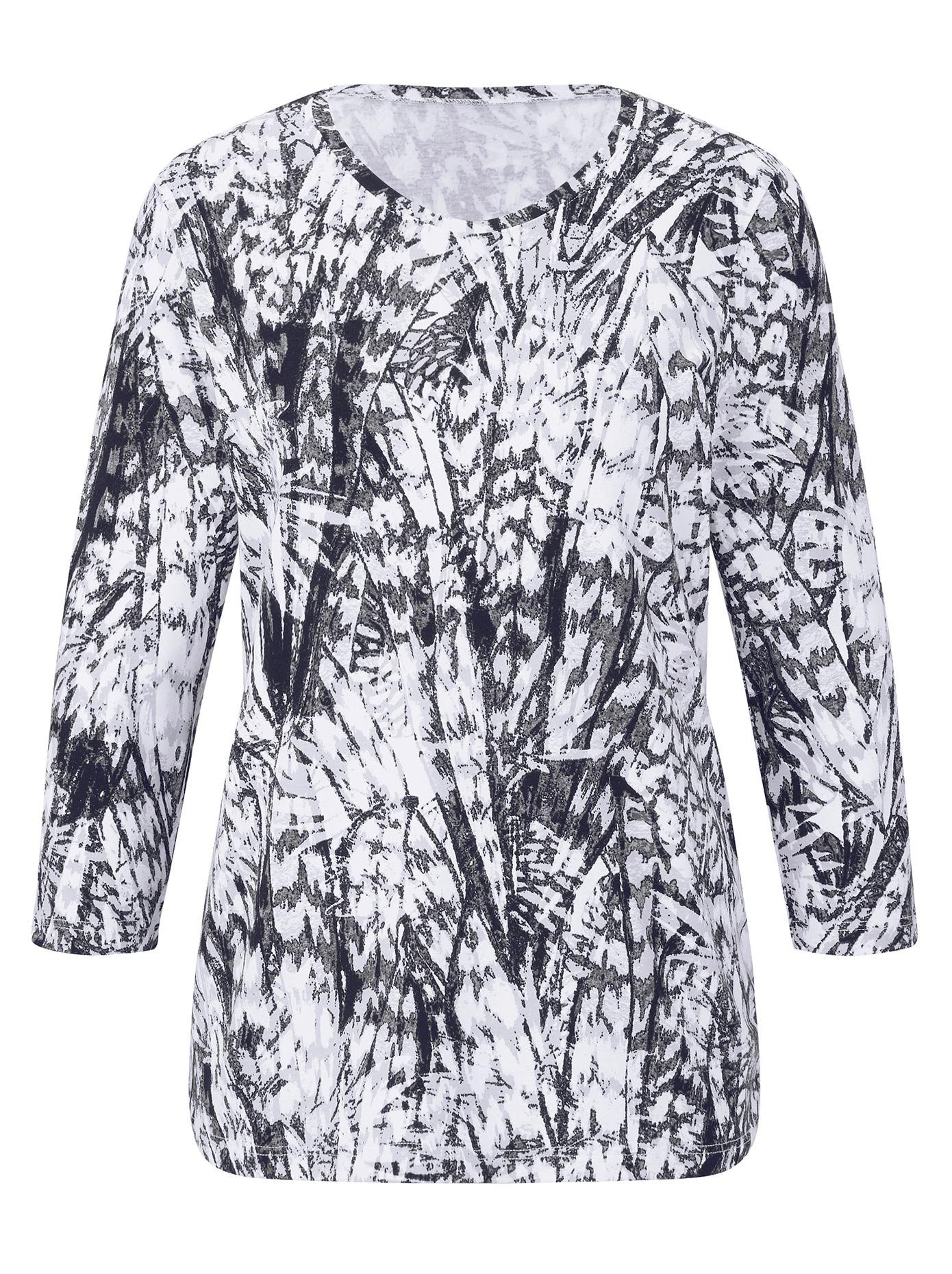 Classic Shirt met 3/4-mouwen Shirt (1-delig)