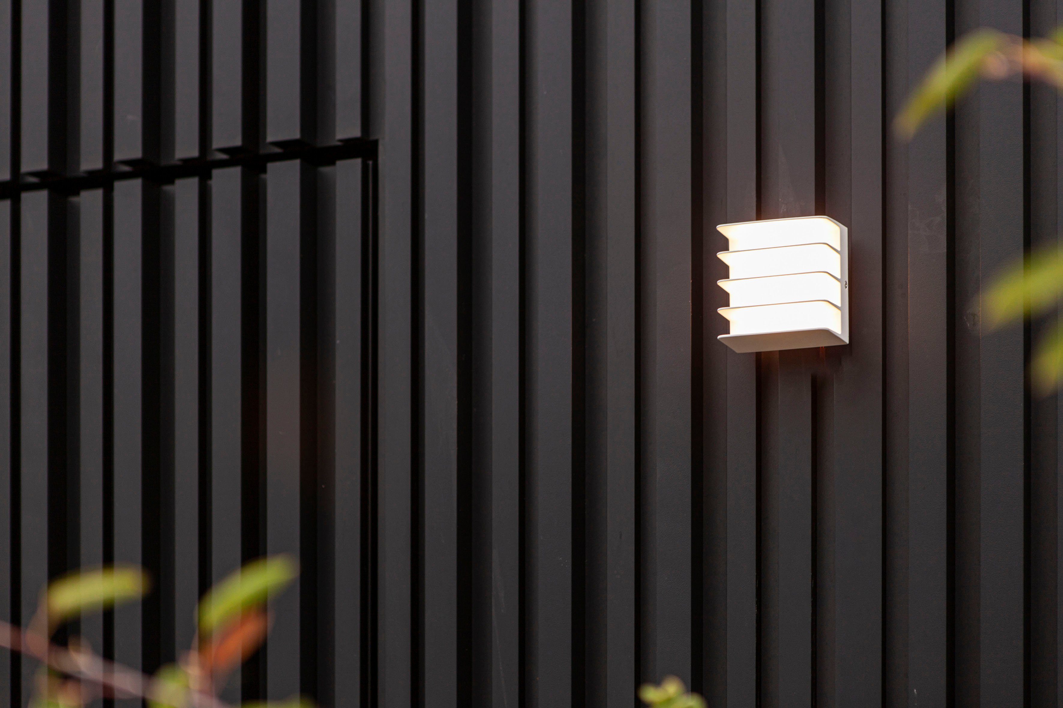 LUTEC Ledwandlamp voor buiten GRIDY (1 stuk)