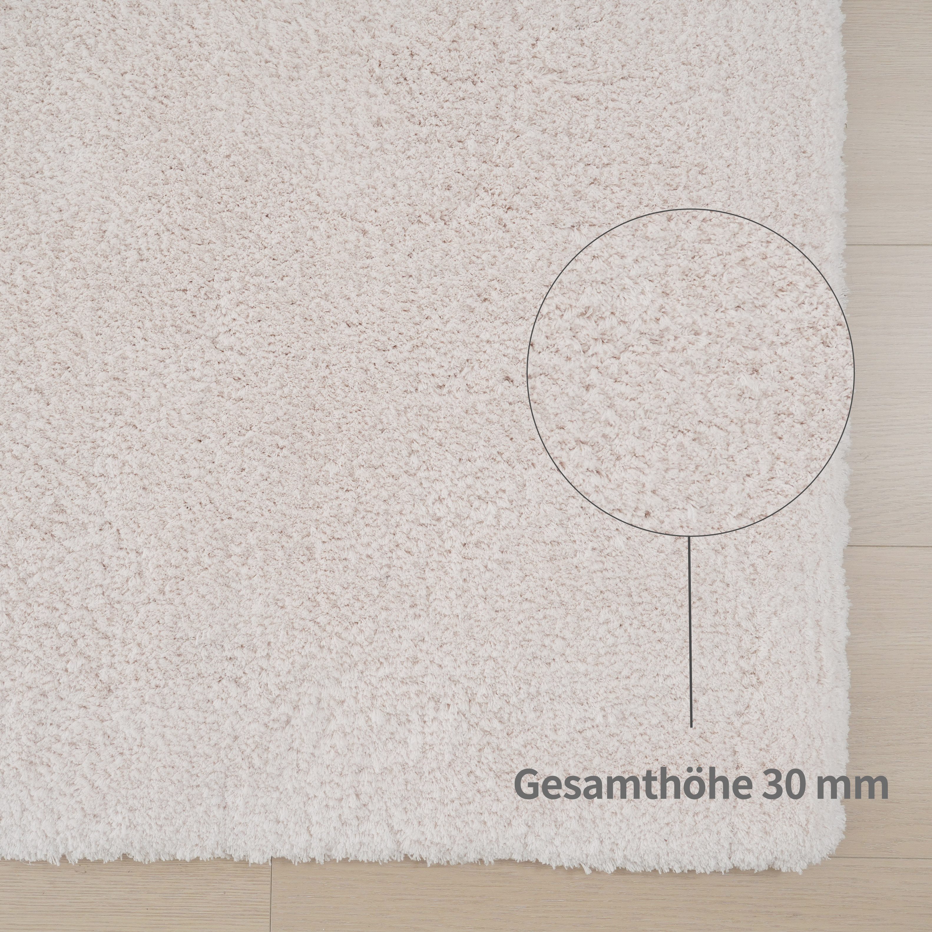 my home Hoogpolig vloerkleed Microvezeltapijt Magong, bijzonder zacht, zeer fijne pool uni, woonkamer, slaapkamer, kinderkamer, ook rond en als loper