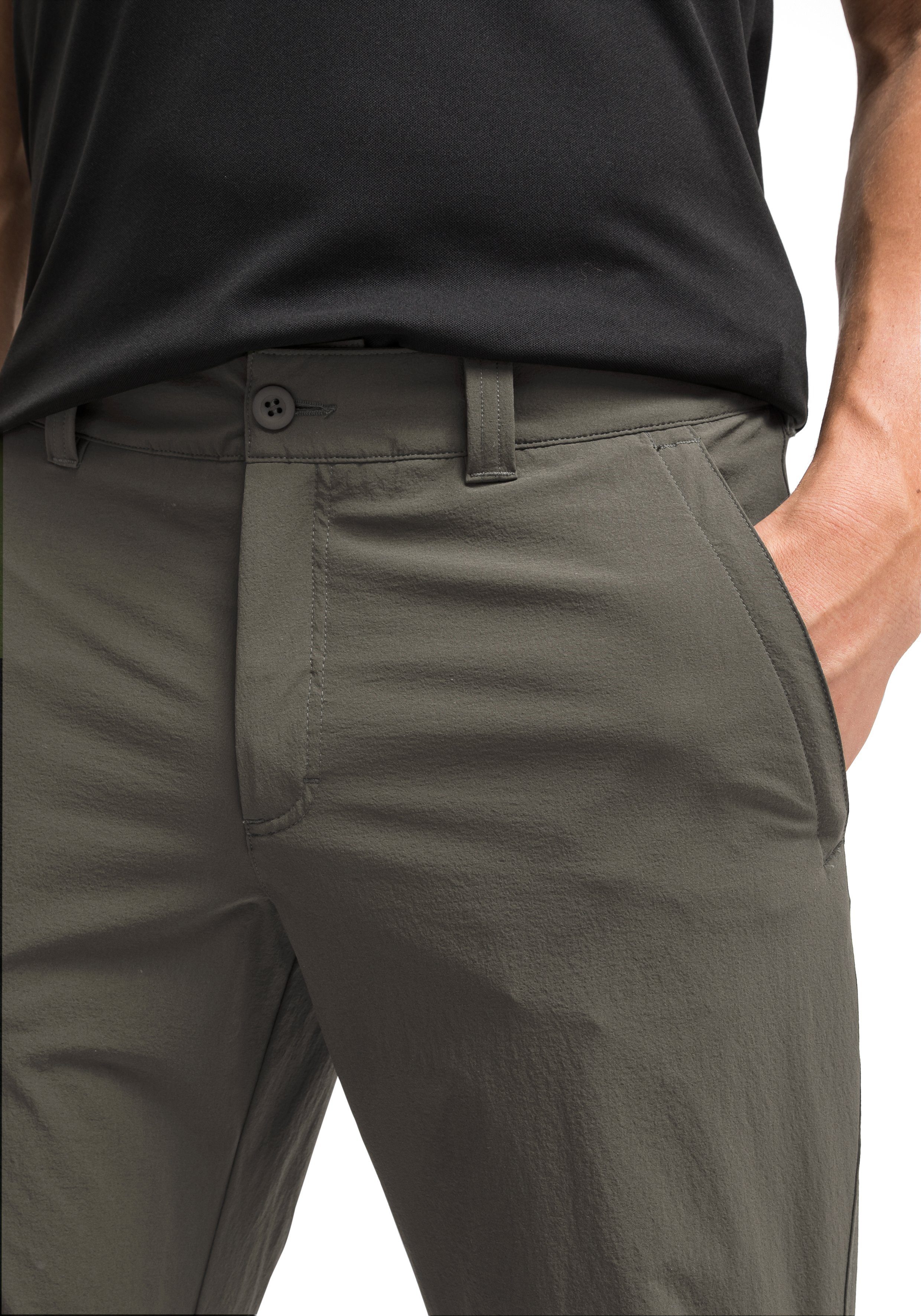 Maier Sports Functionele broek Nil Herenwandelbroek, ventilerende outdoorbroek met oprolfunctie