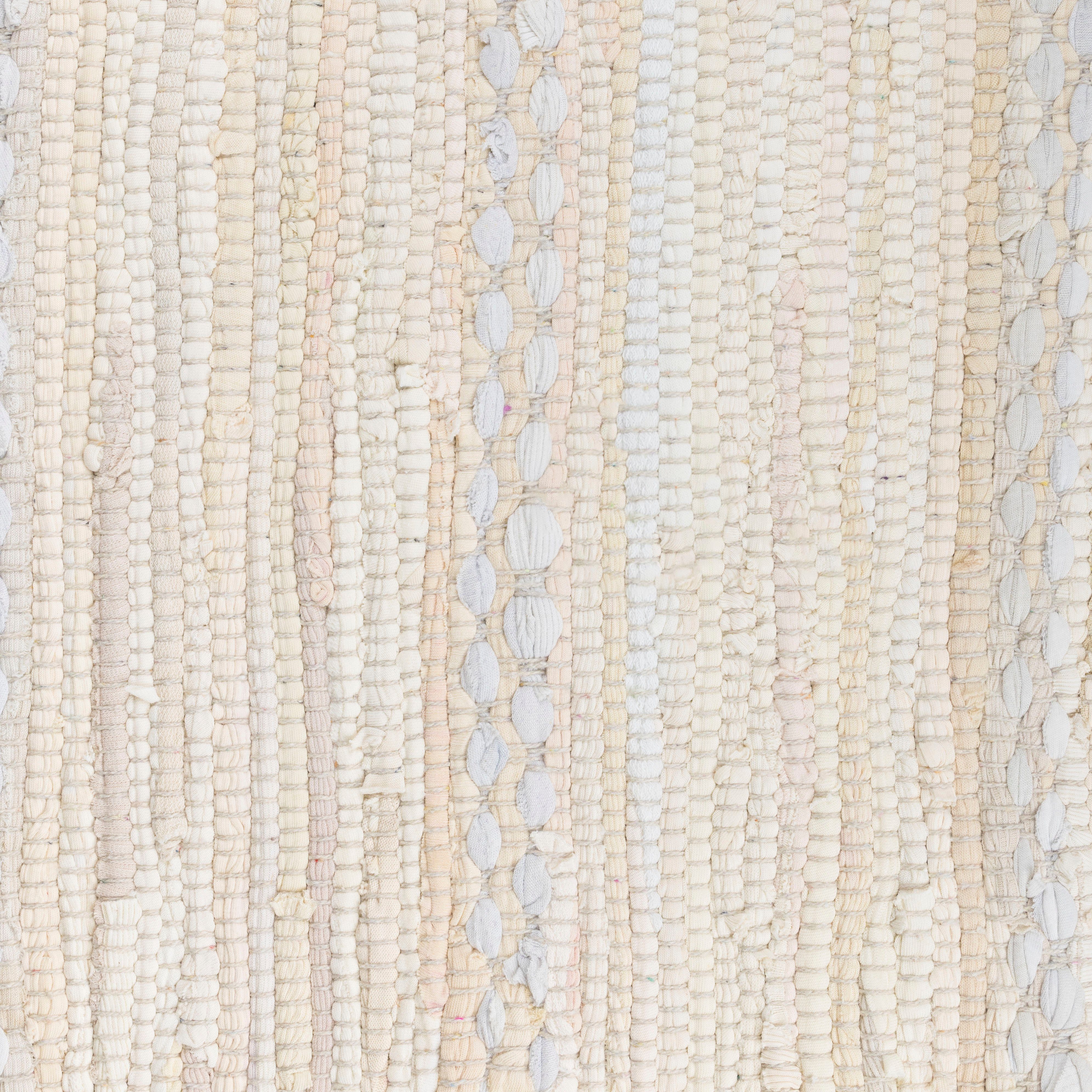 my home Vloerkleed Nickelberg 90% katoen, handgeweven, met franjes, van gerecycled materiaal
