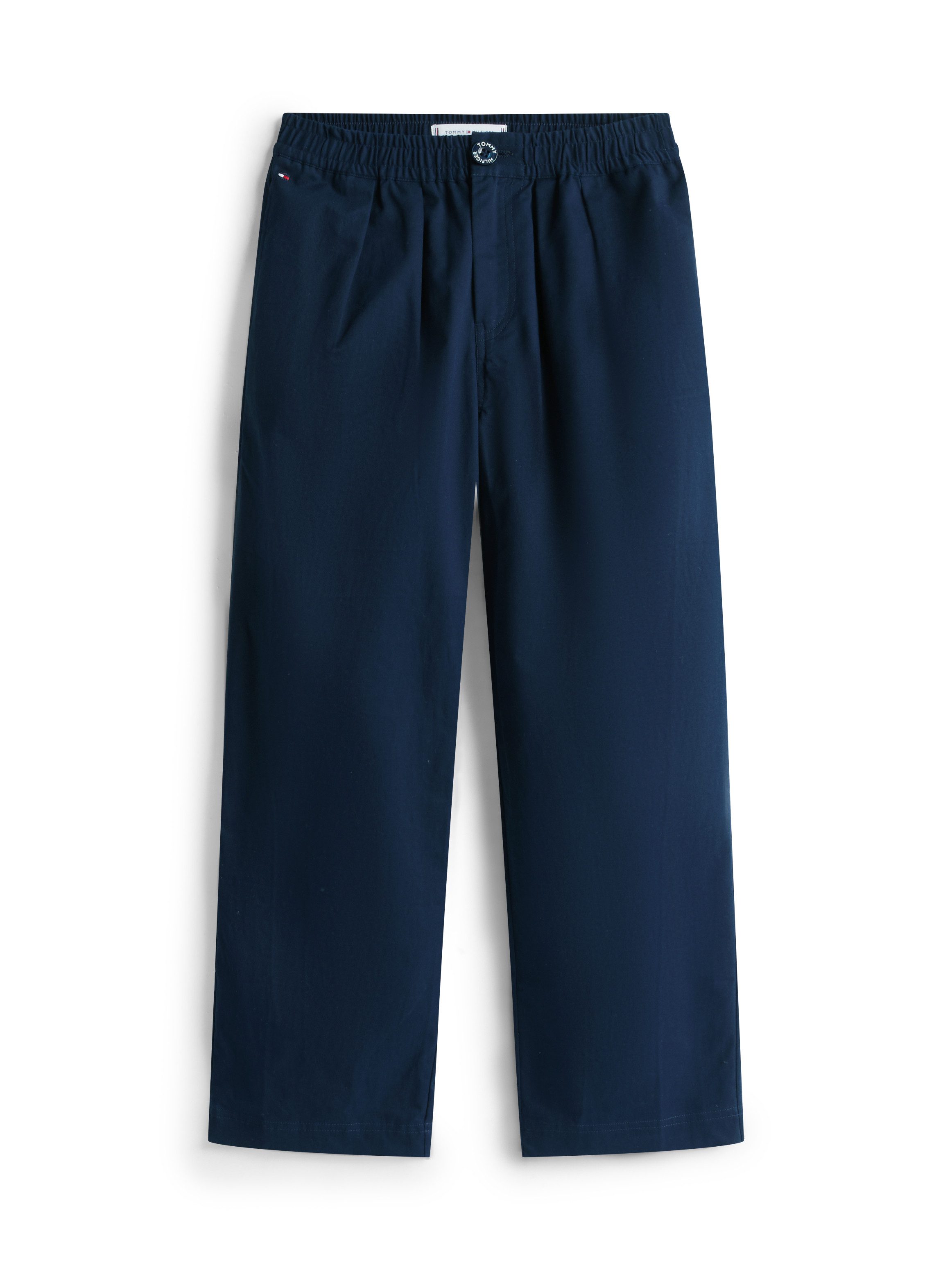 Tommy Hilfiger Bandplooibroek PLEATED STRAIGHT LEG PANT