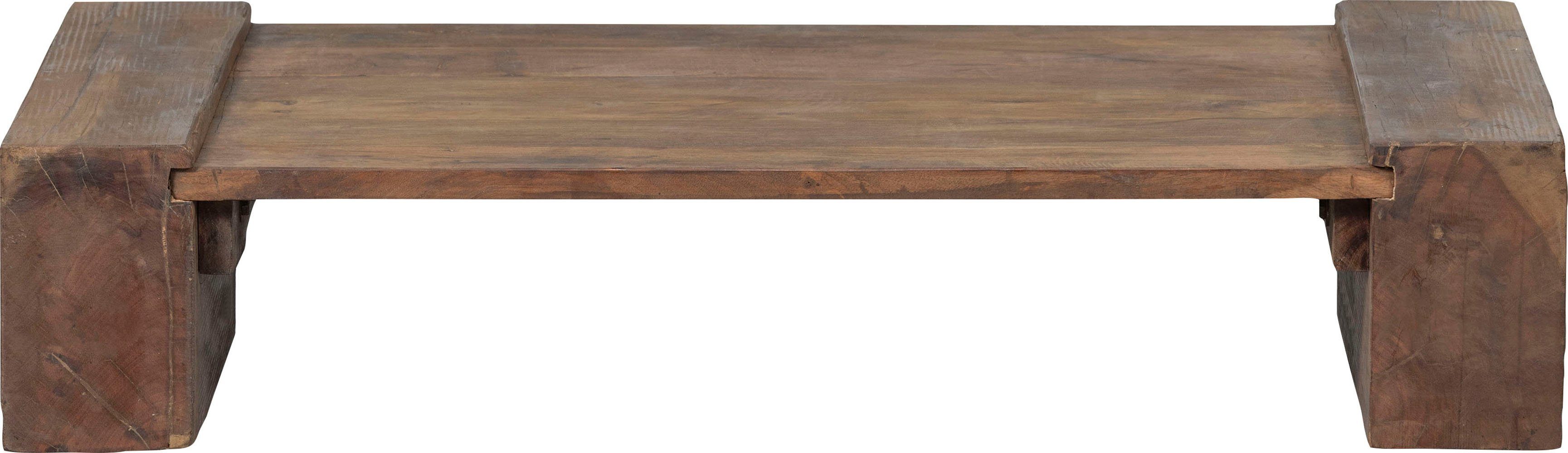 WOOOD Salontafel Cuno heldere lijnen, van mangohout, h 30 cm x b 70 cm