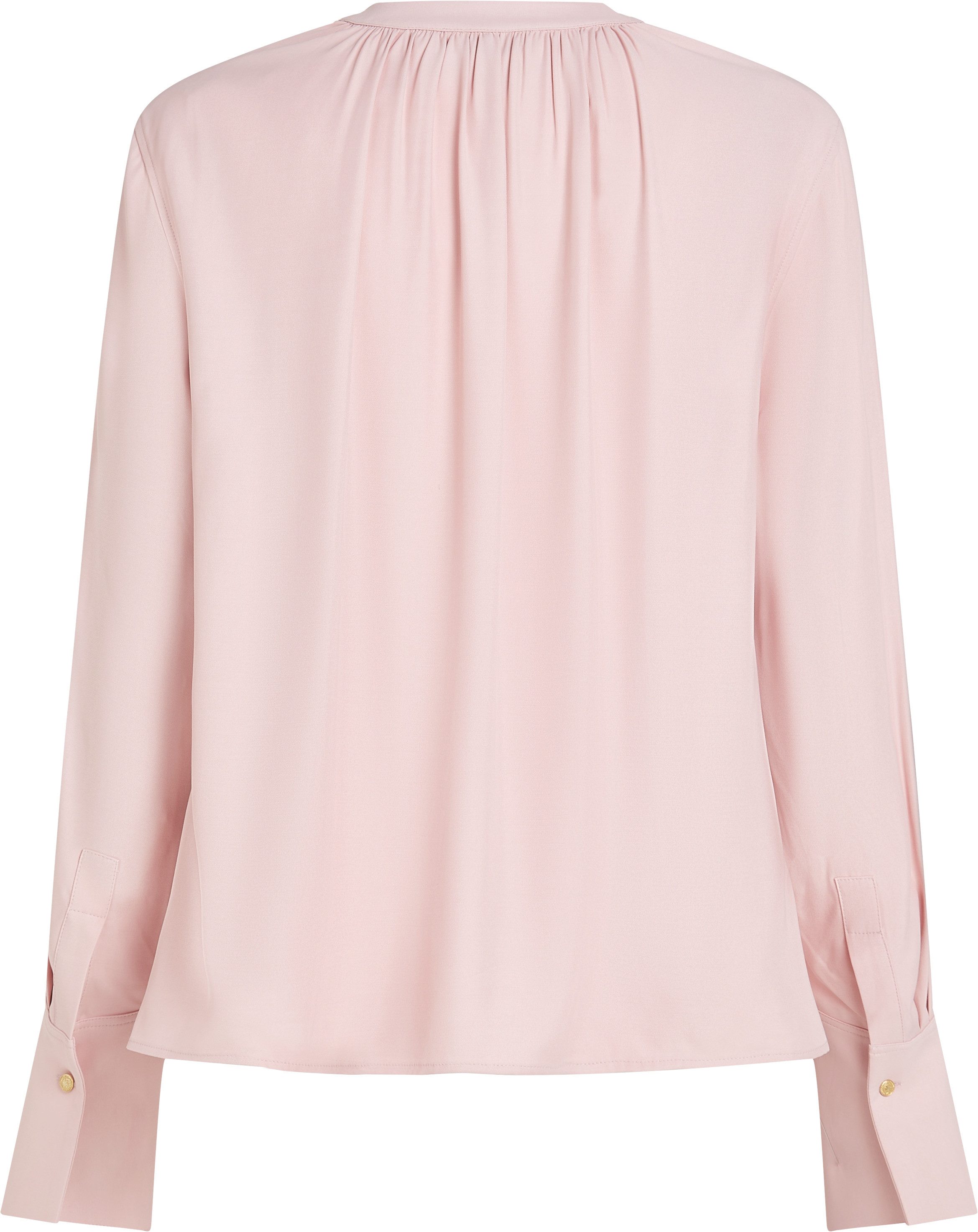 Tommy Hilfiger Blouse met lange mouwen SOFT VIS V NECK LS BLOUSE