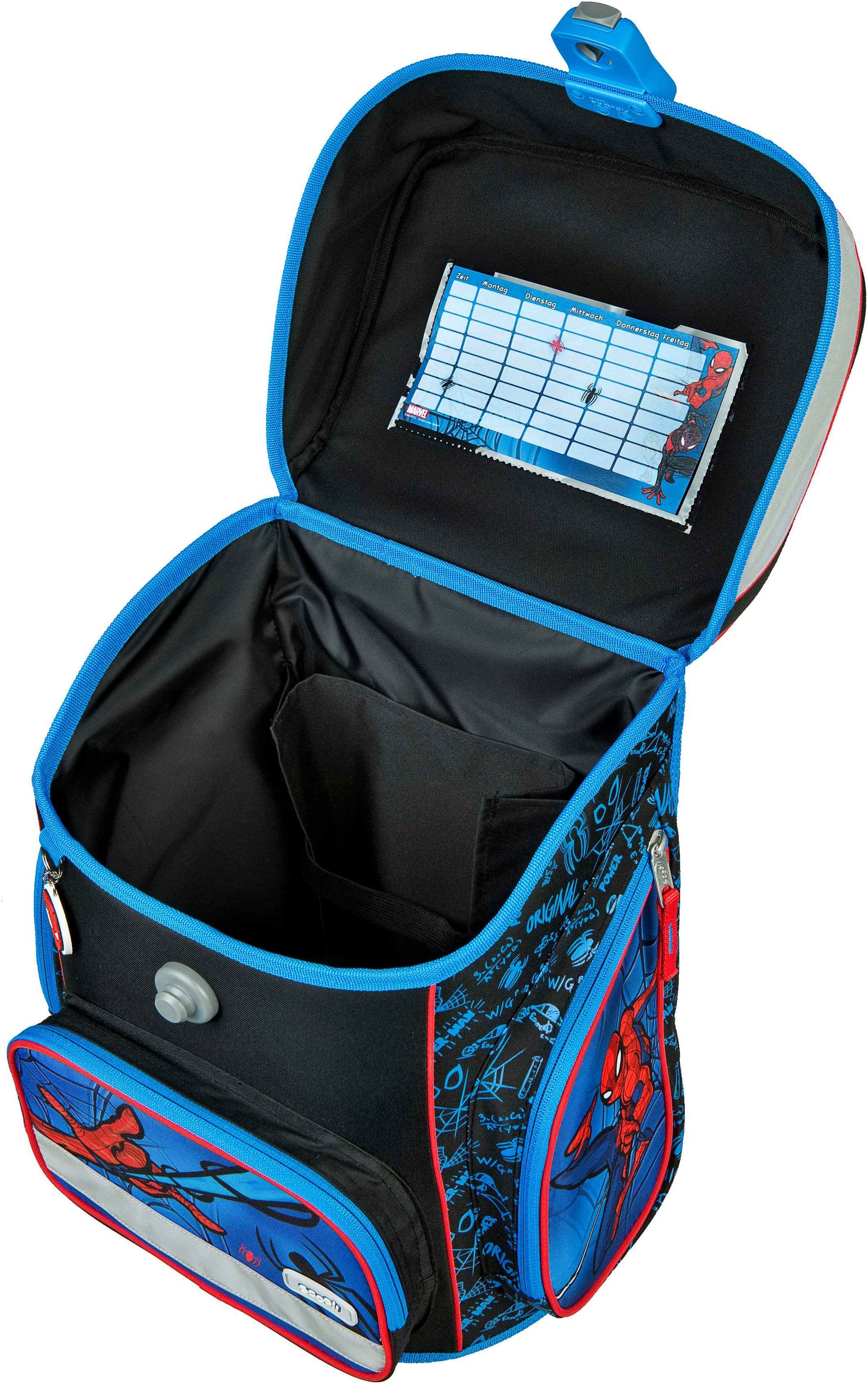Scooli Schooltas EasyFit, Spider-Man (set, 5-delig)