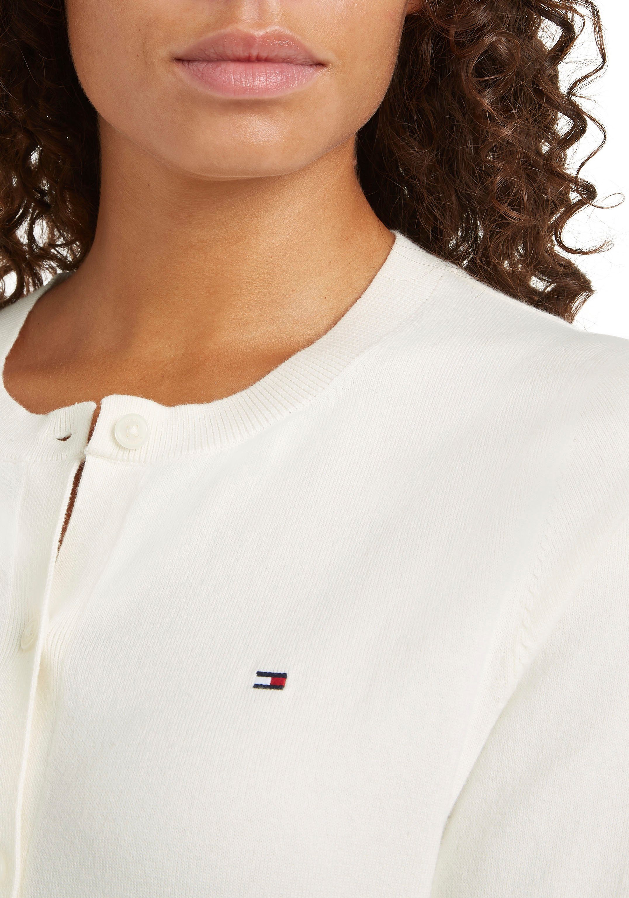 Tommy Hilfiger Cardigan CO JERSEY STITCH CARDIGAN