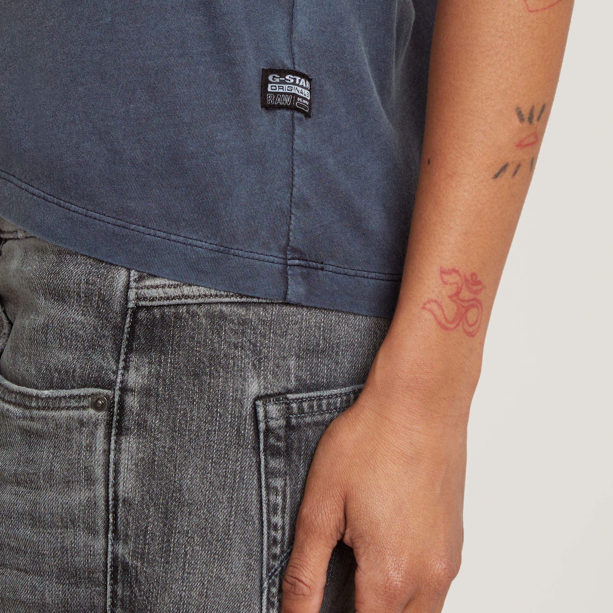 G-Star RAW Shirt met V-hals Eyben